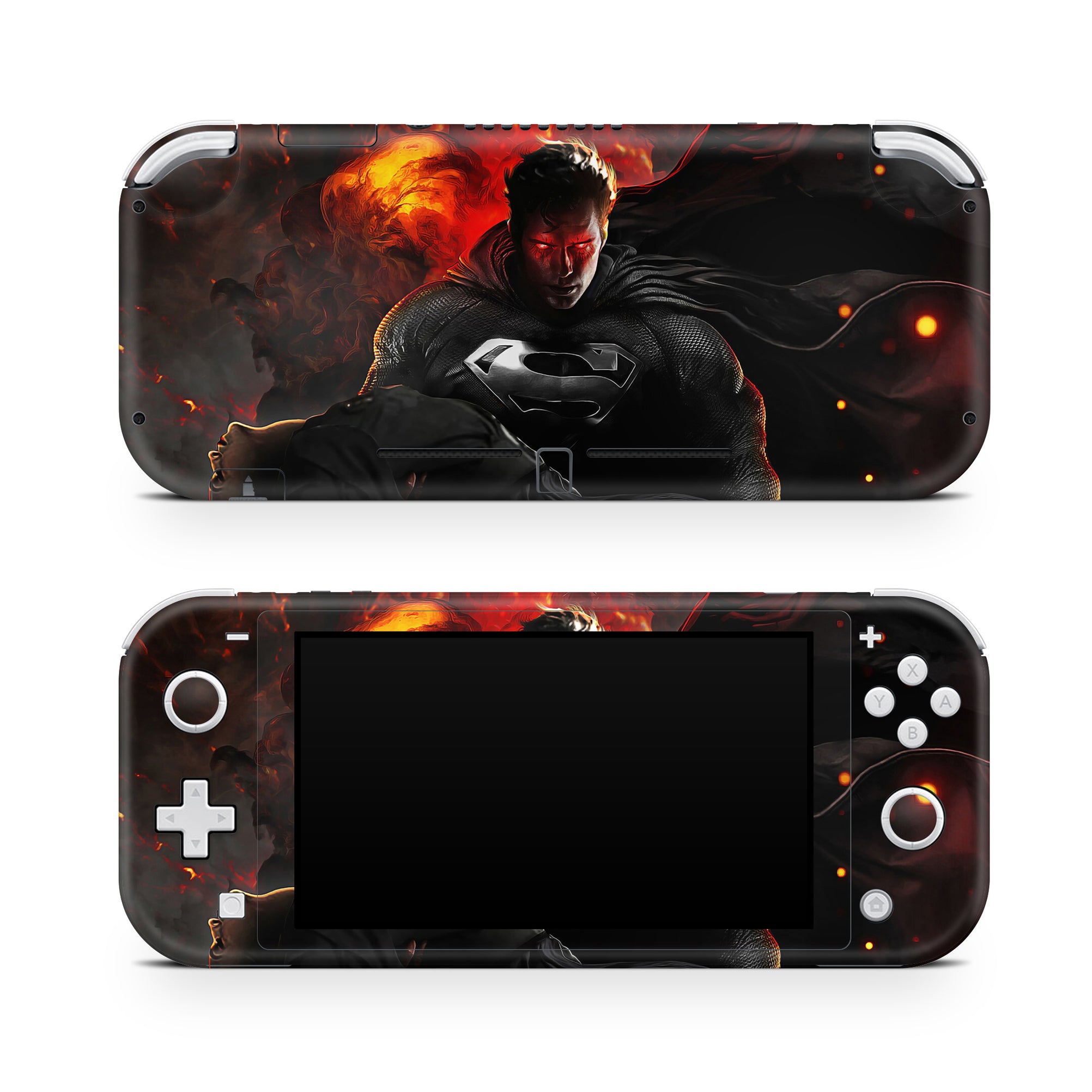 A video game skin featuring a Steel Guardian 5 design for the Nintendo Switch Lite.