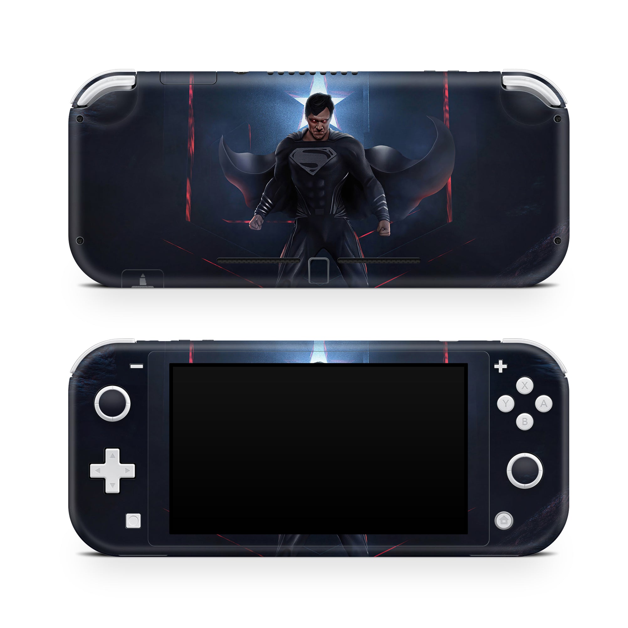 A video game skin featuring a Steel Guardian 7 design for the Nintendo Switch Lite.