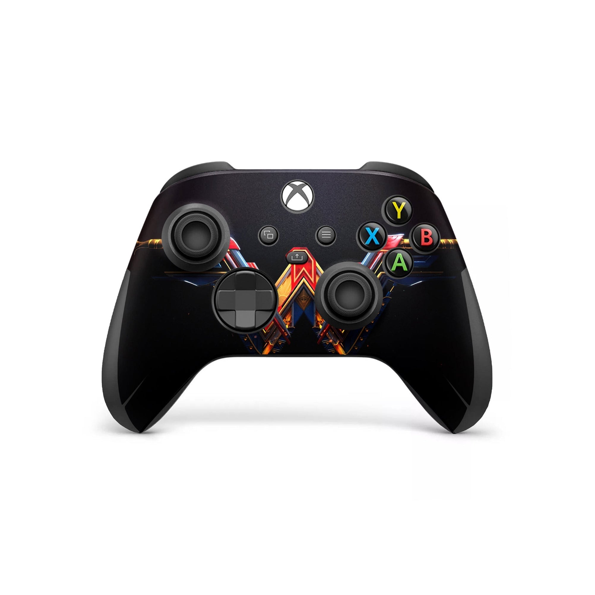 A video game skin featuring a Amazonian Warrior 5 design for the Xbox Series X Controller.