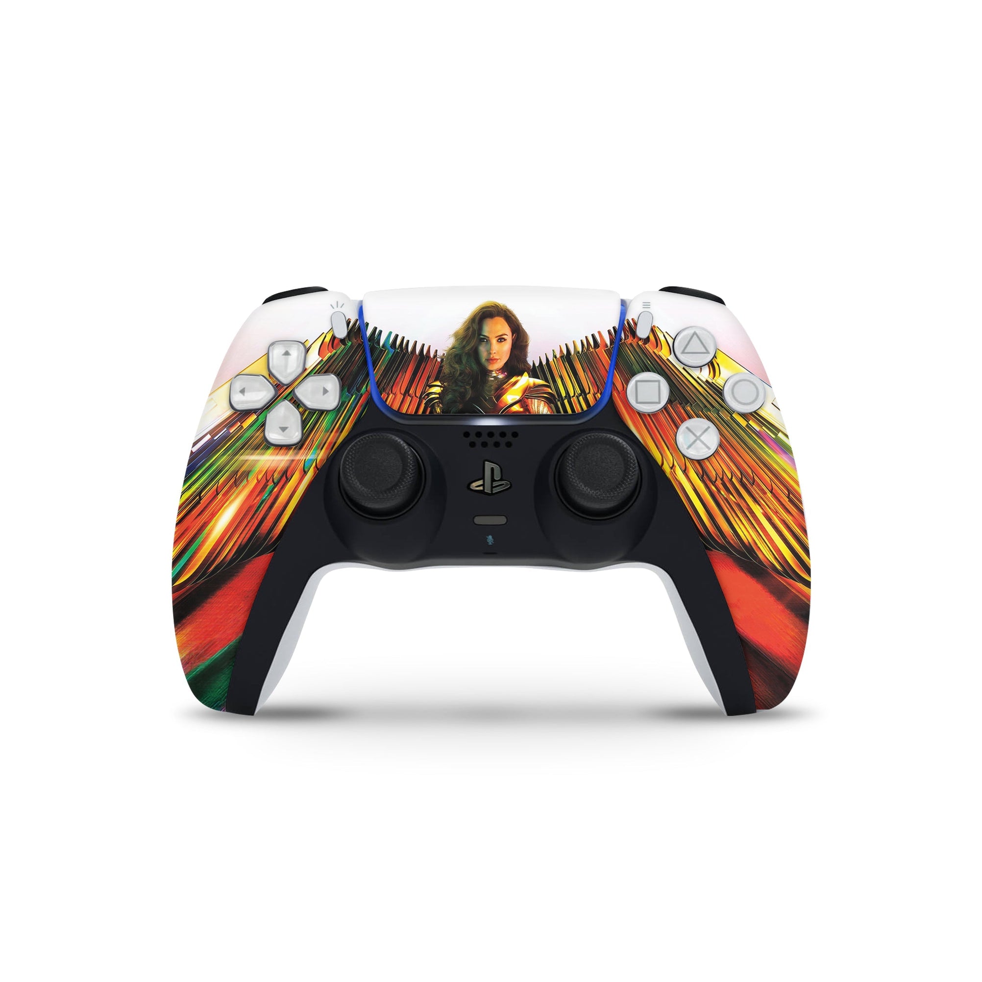 A video game skin featuring a Amazonian Warrior 6 design for the PS5 Controller.