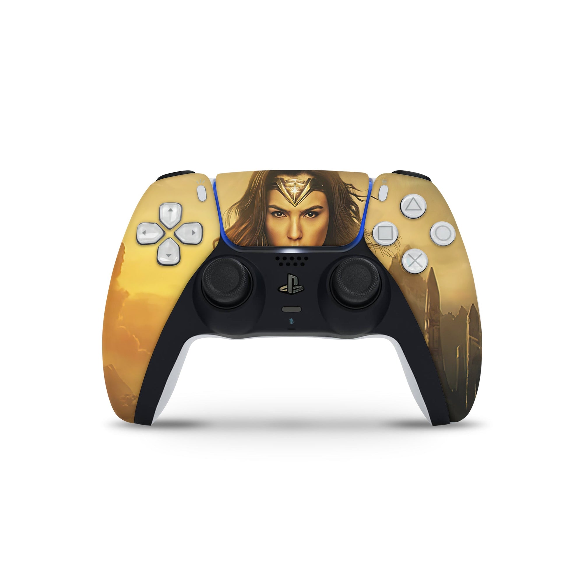 A video game skin featuring a Amazonian Warrior 12 design for the PS5 Controller.