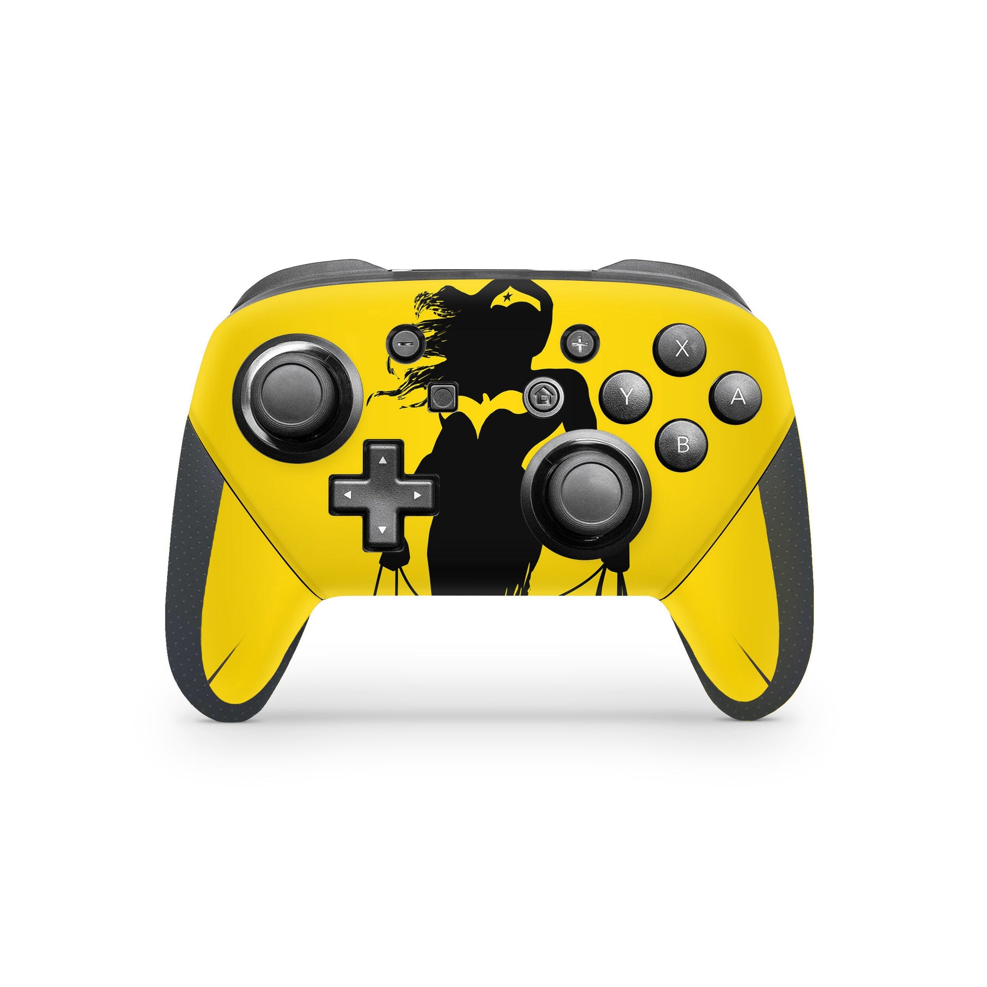 A video game skin featuring a Amazonian Warrior 13 design for the Nintendo Switch Pro Controller.