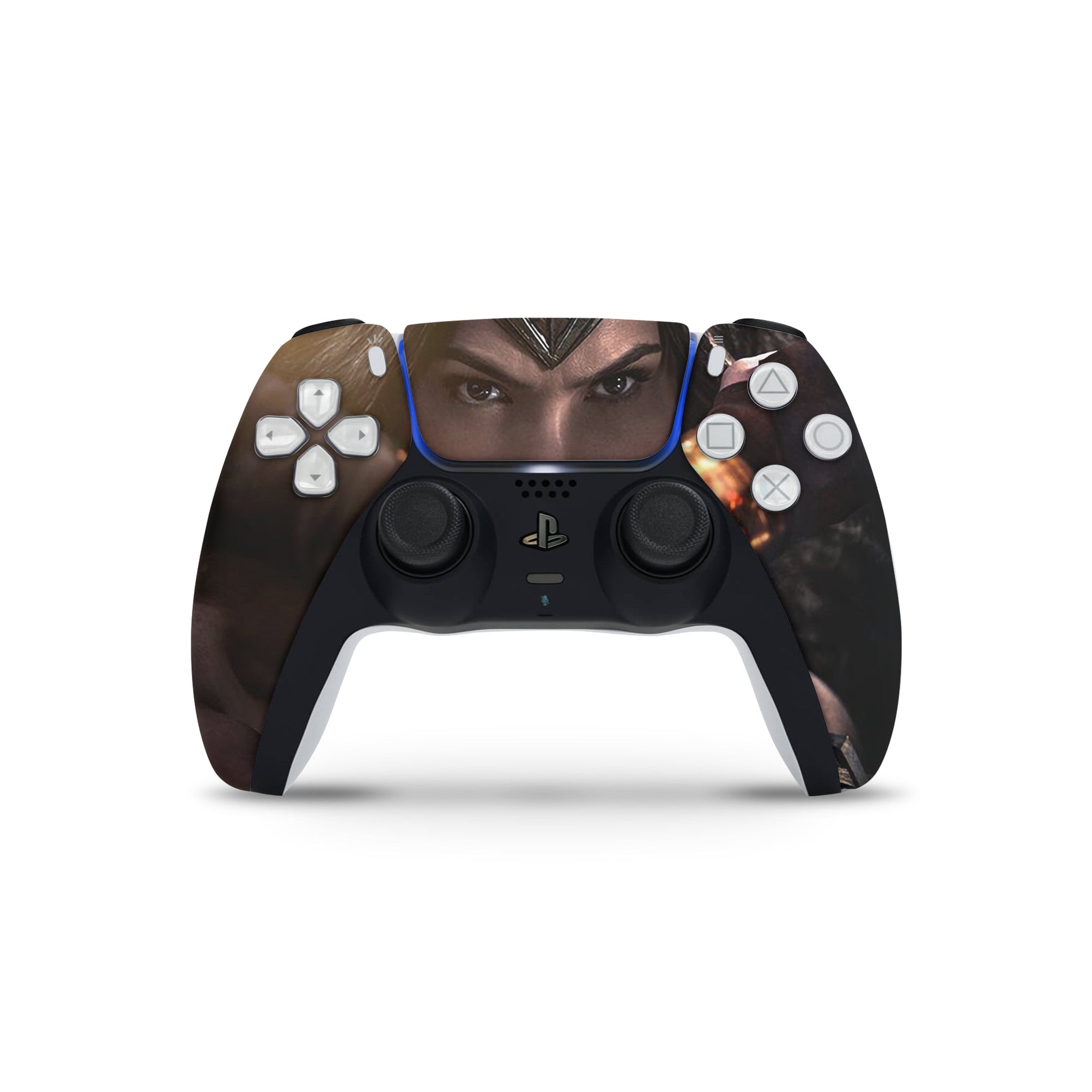 A video game skin featuring a Amazonian Warrior 14 design for the PS5 Controller.