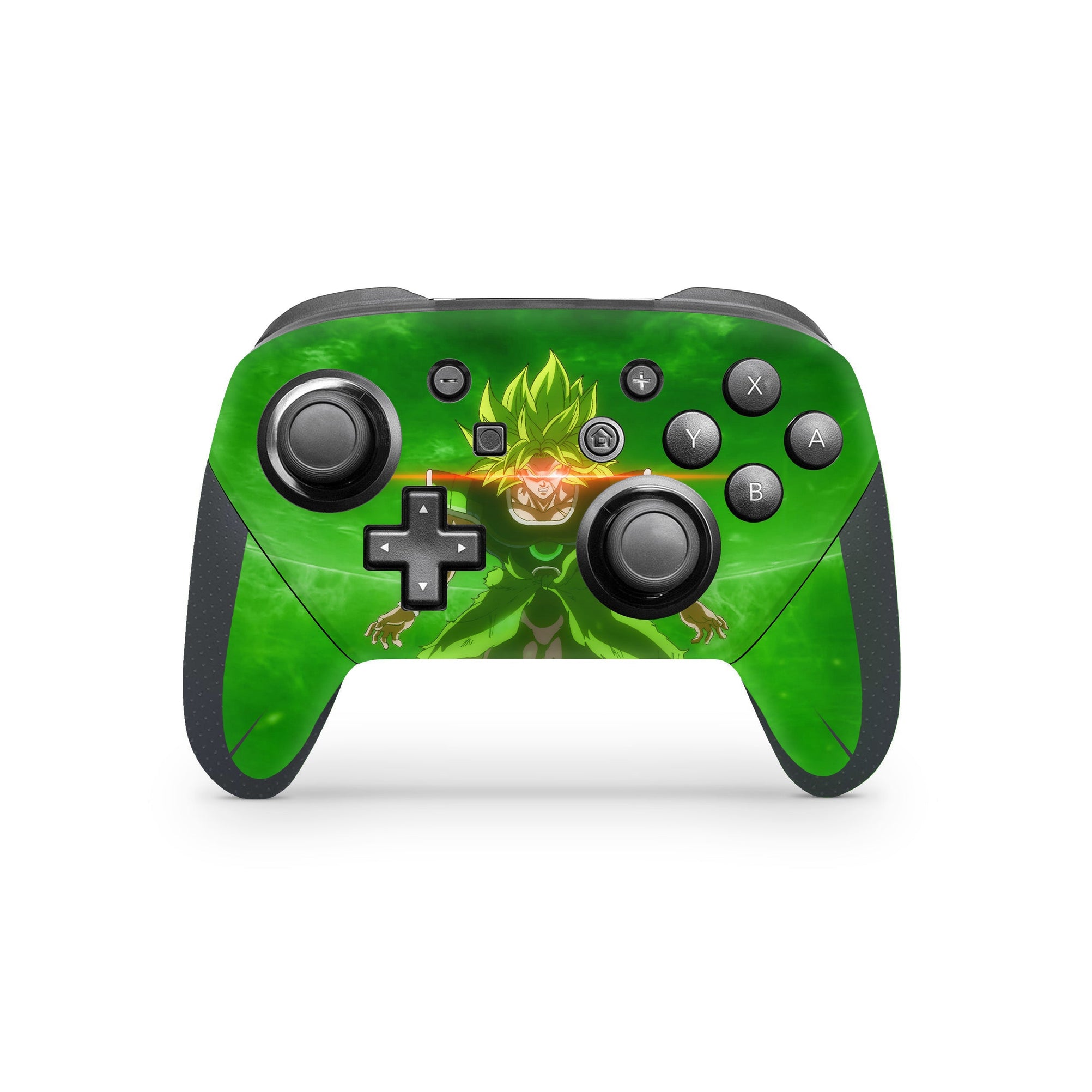 A video game skin featuring a Legendary Warrior of Power 1 design for the Nintendo Switch Pro Controller.