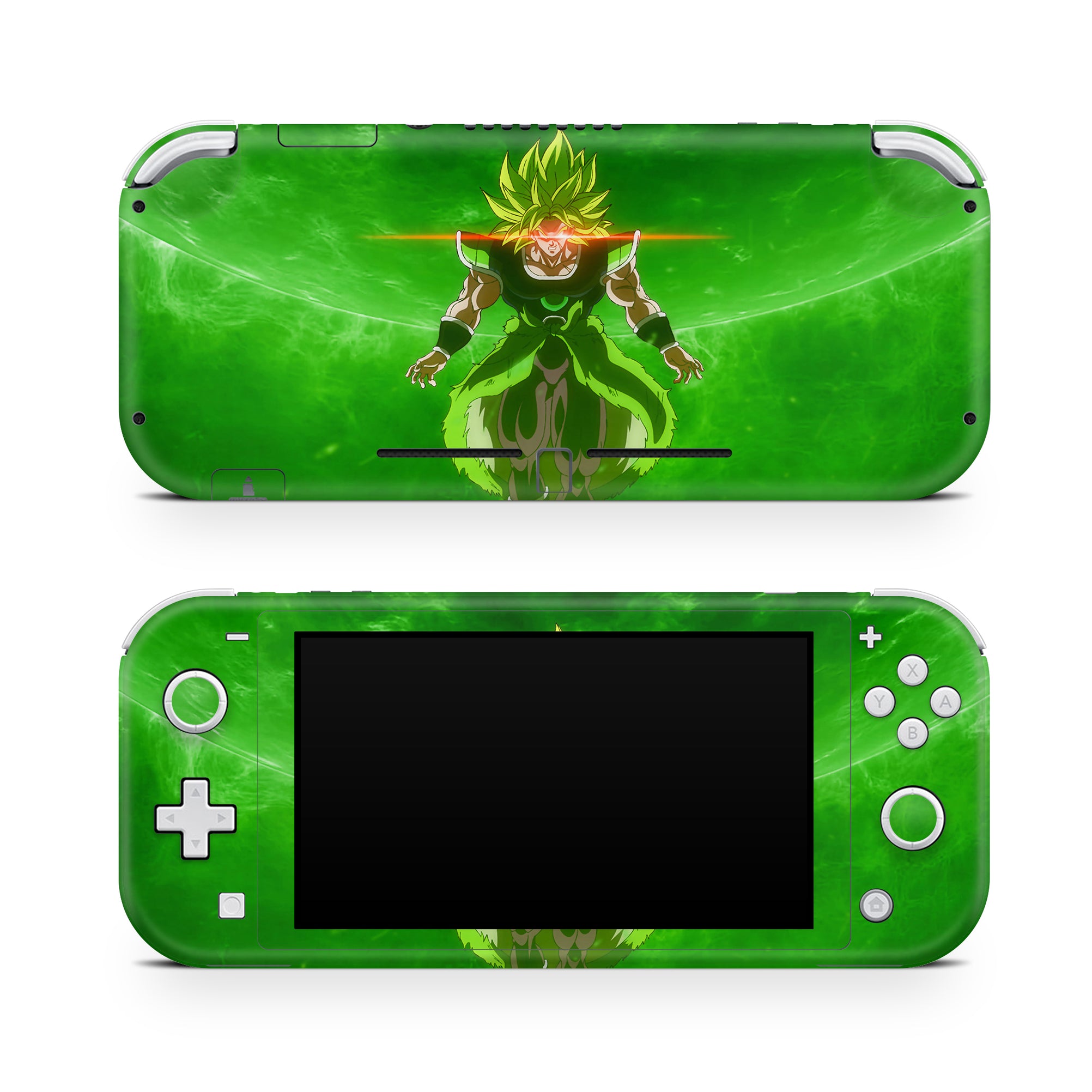 A video game skin featuring a Legendary Warrior of Power 1 design for the Nintendo Switch Lite.