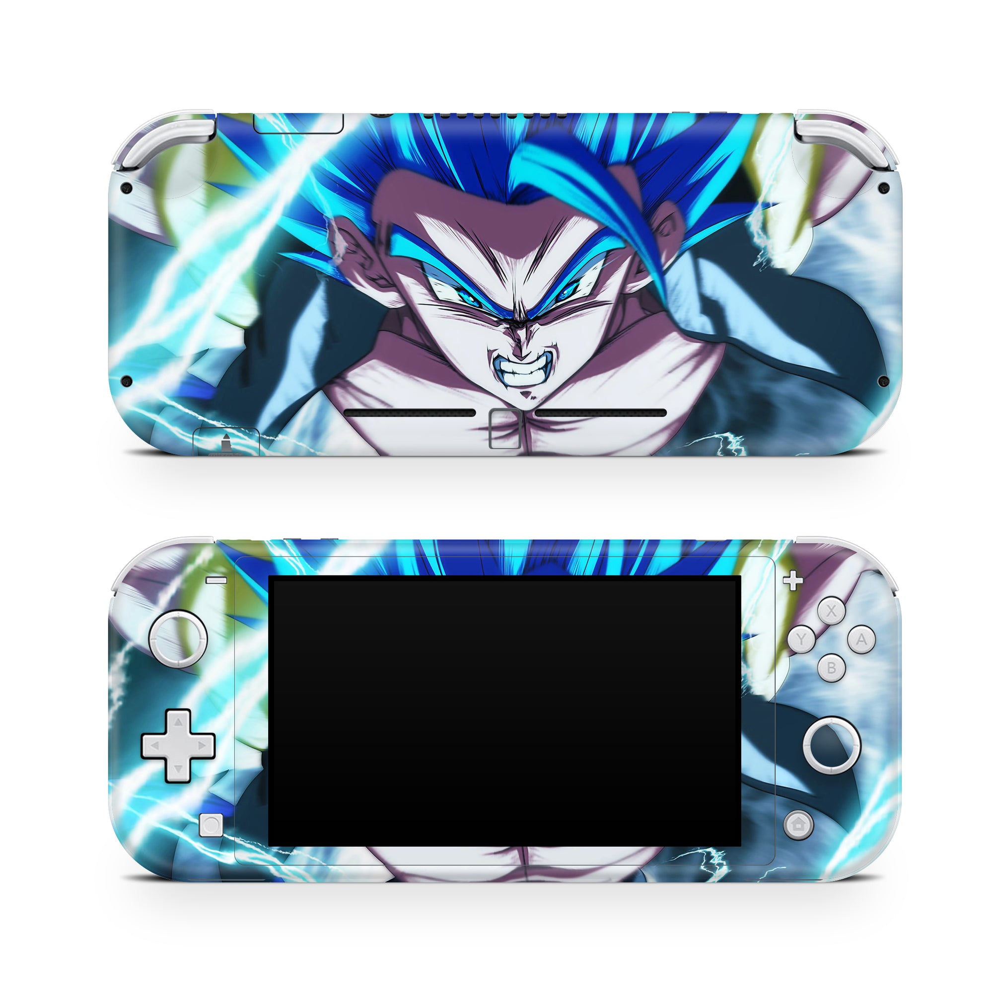 A video game skin featuring a Fusion Warrior 2 design for the Nintendo Switch Lite.