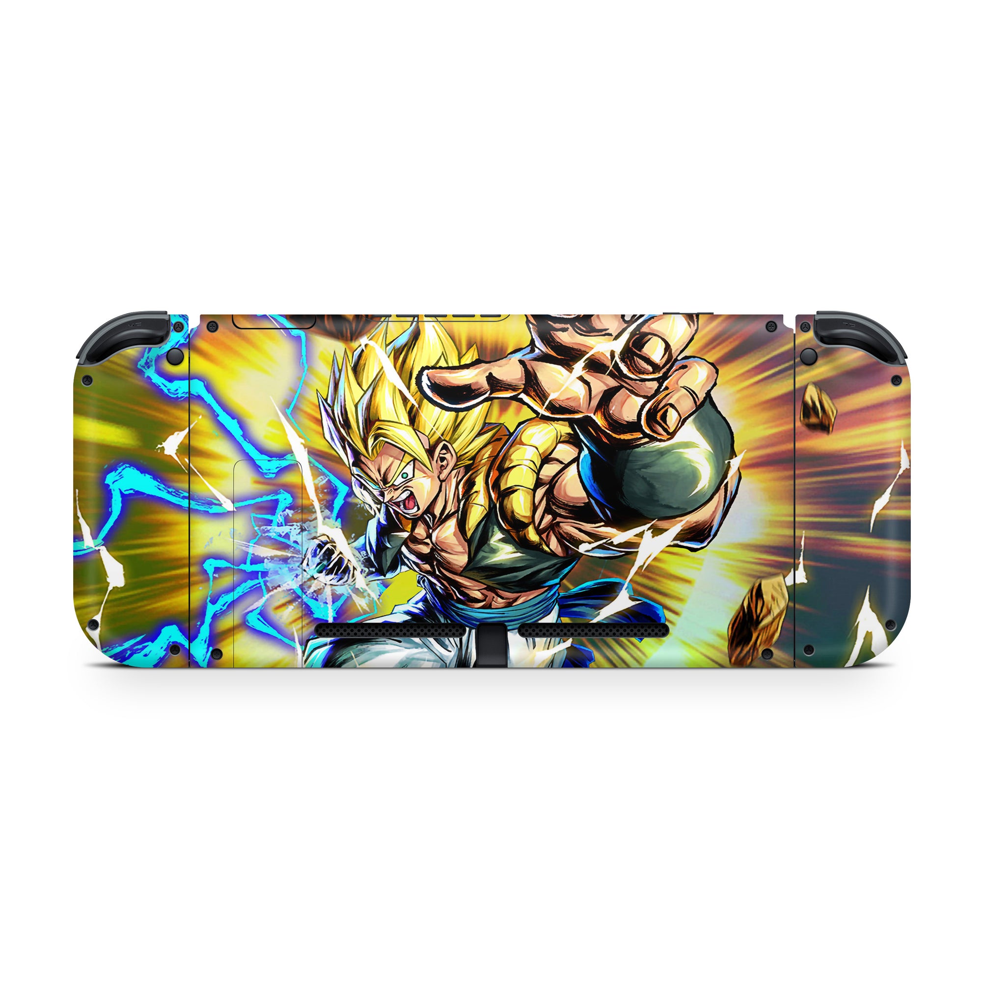 A video game skin featuring a Fusion Warrior 3 design for the Nintendo Switch.