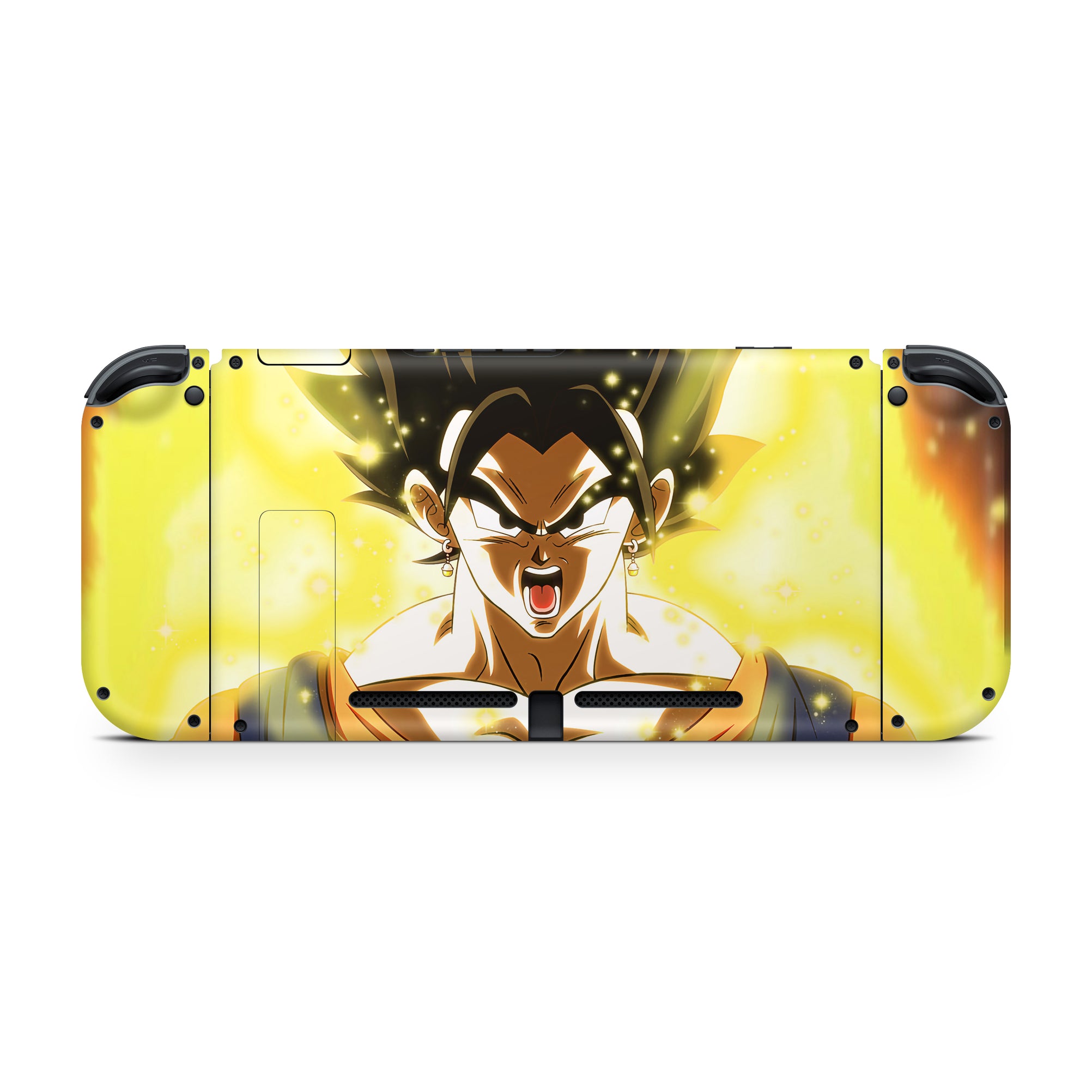 A video game skin featuring a Fusion Warrior 4 design for the Nintendo Switch.