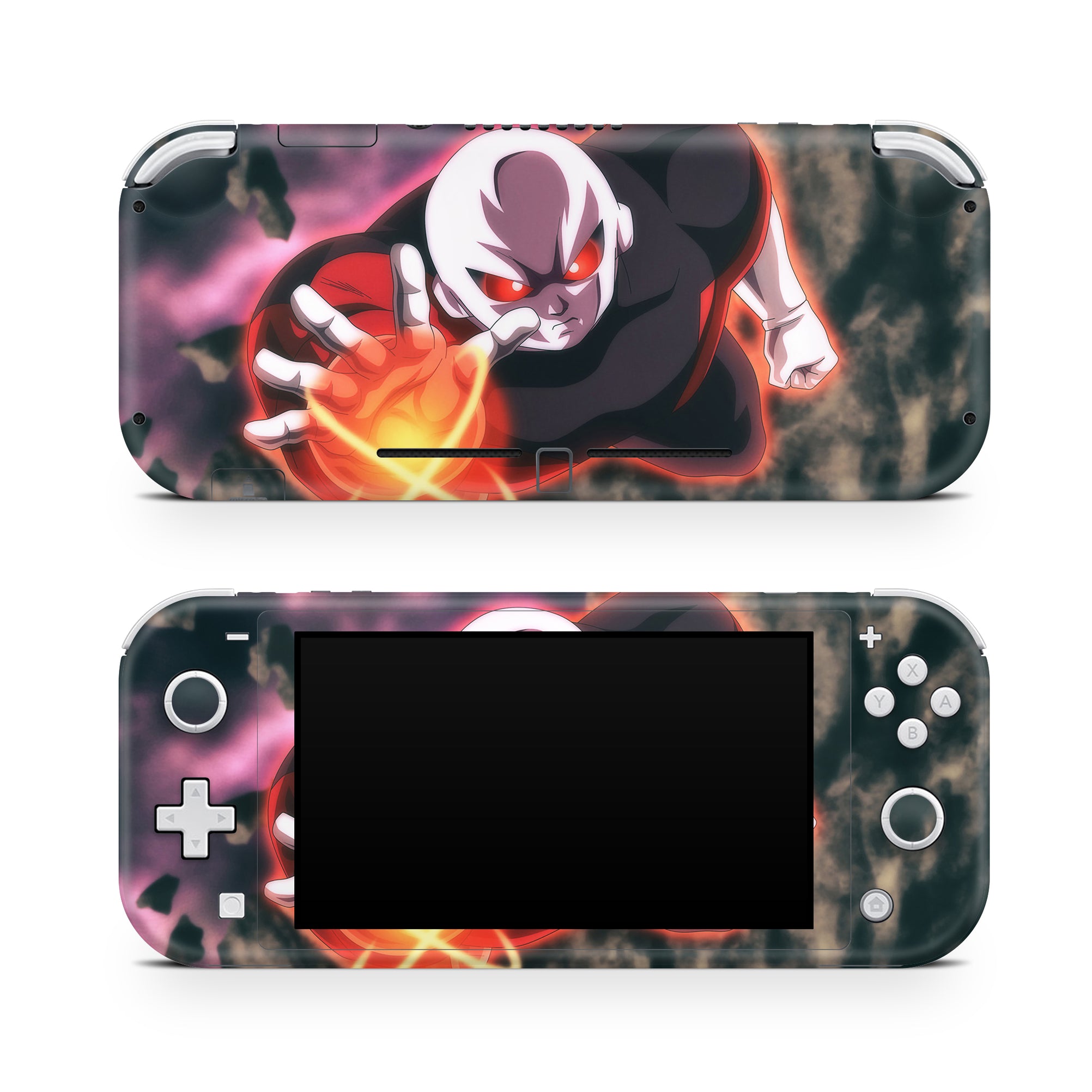 A video game skin featuring a Pride Trooper 2 design for the Nintendo Switch Lite.