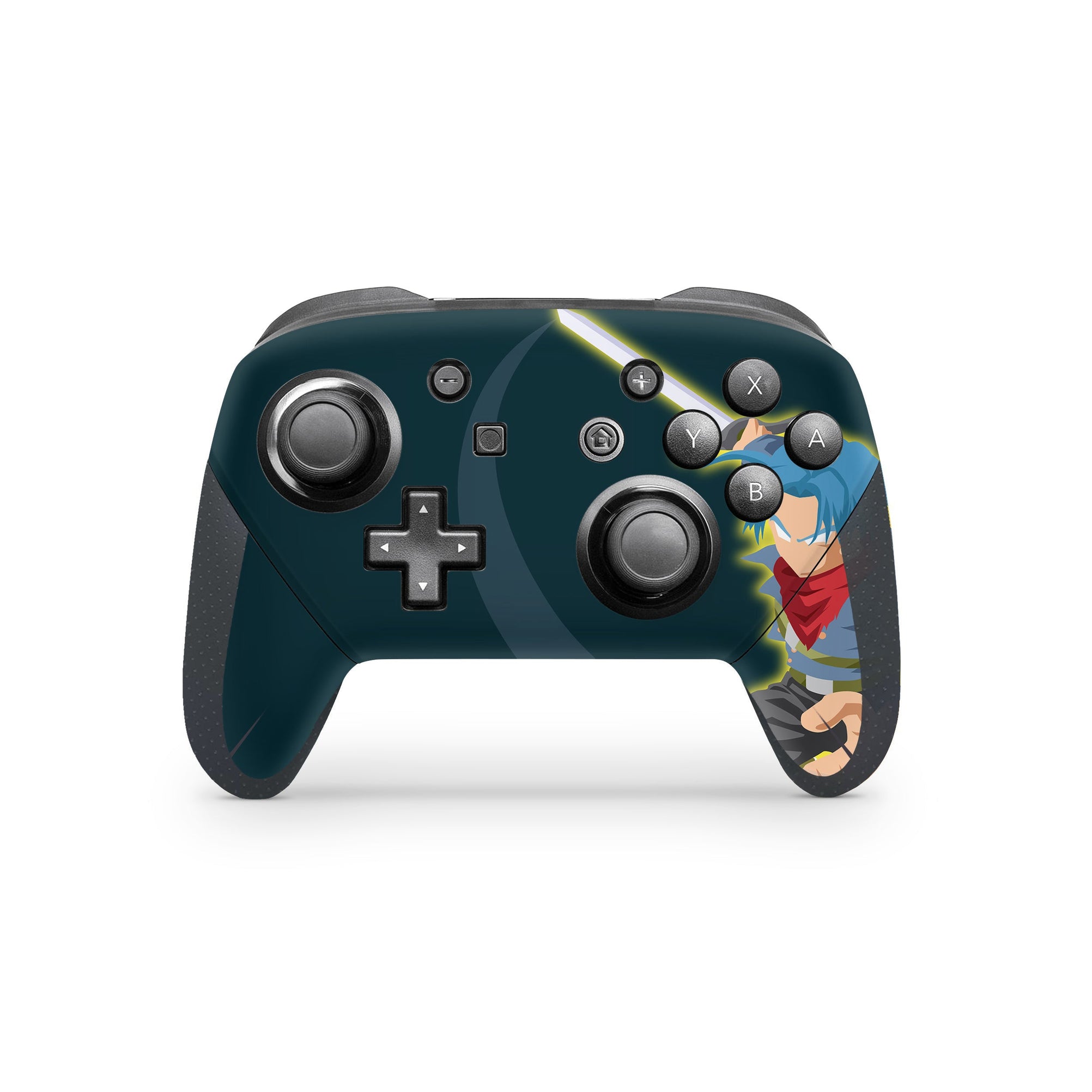 A video game skin featuring a Time Traveler 1 design for the Nintendo Switch Pro Controller.