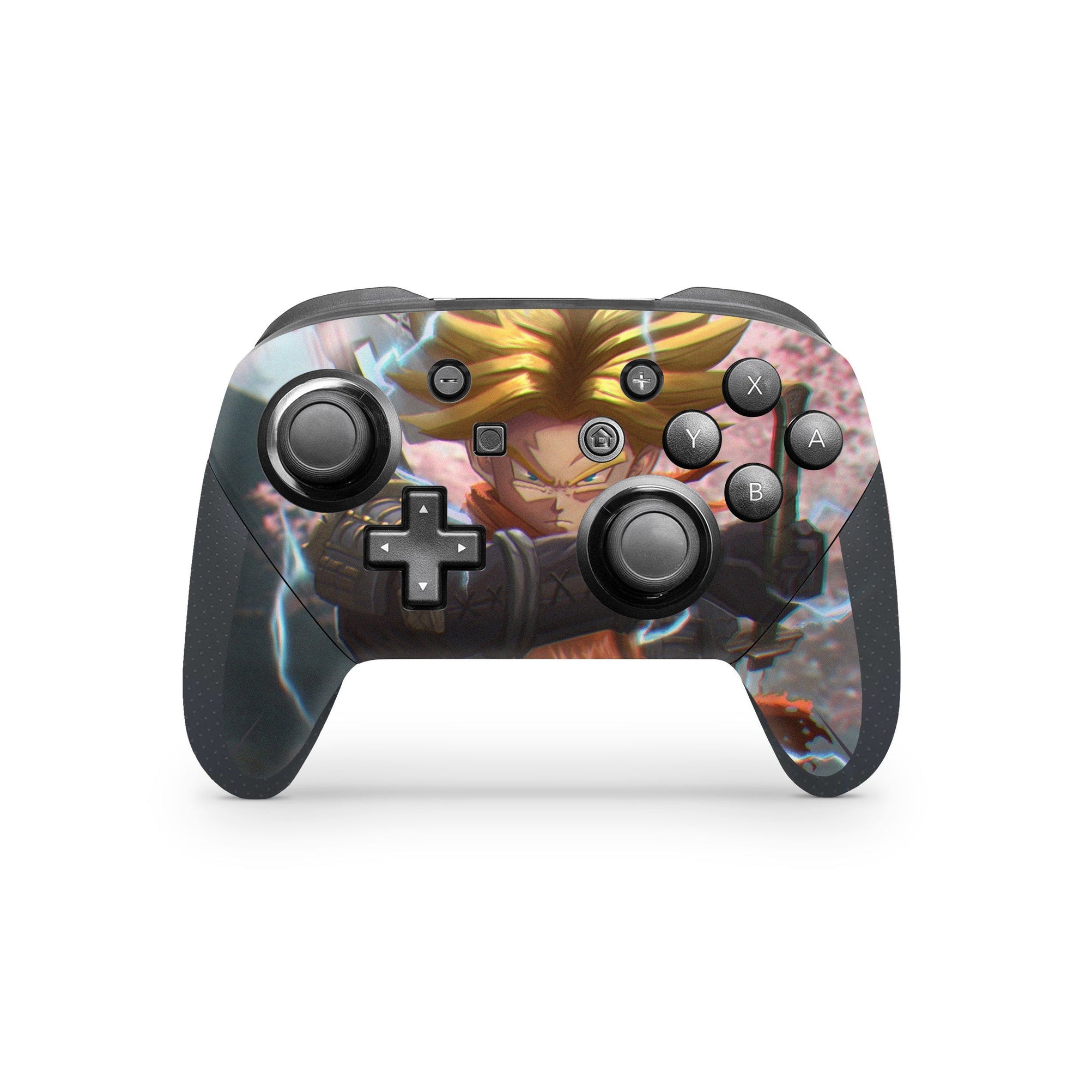 A video game skin featuring a Time Traveler 2 design for the Nintendo Switch Pro Controller.