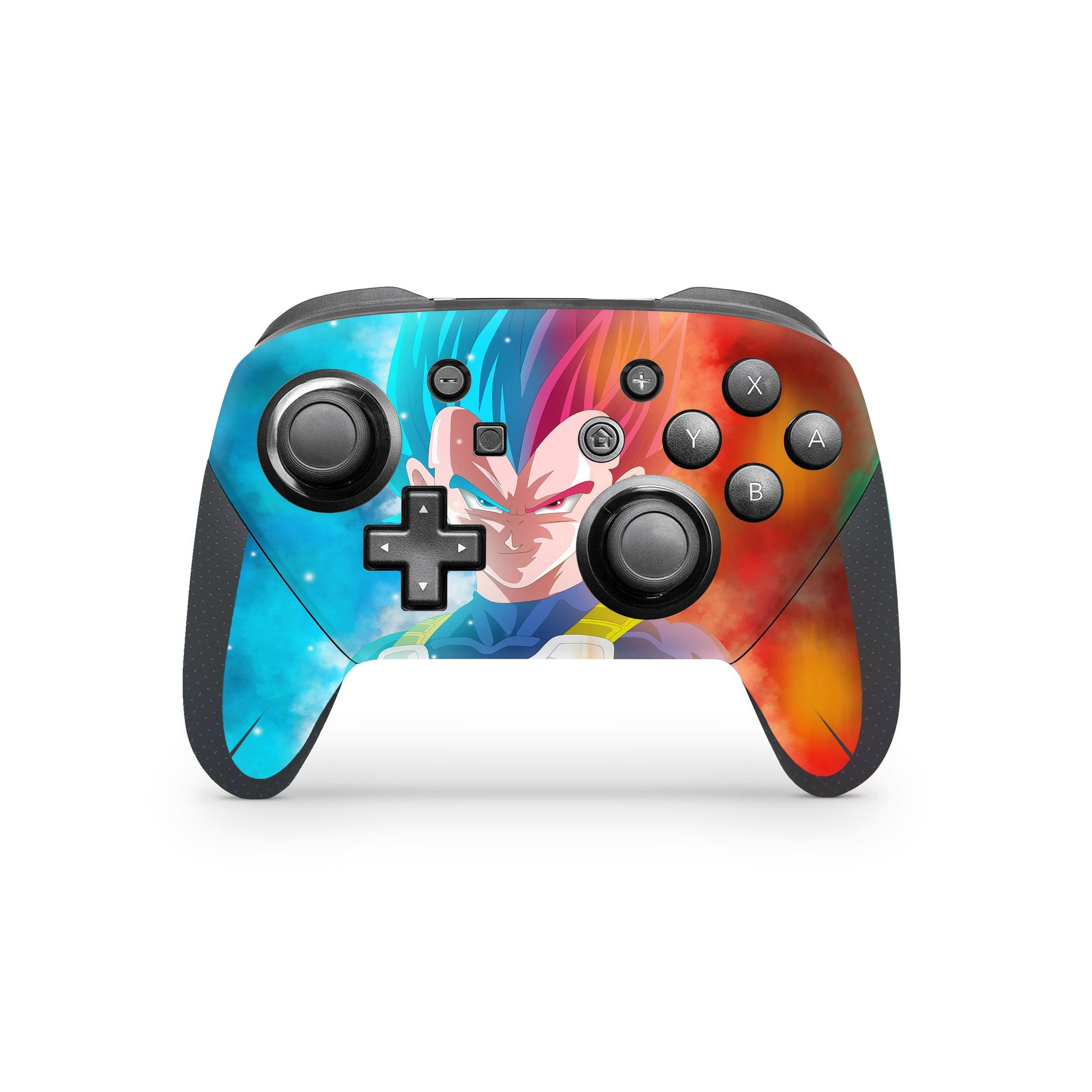 A video game skin featuring a Warrior Prince 1 design for the Nintendo Switch Pro Controller.