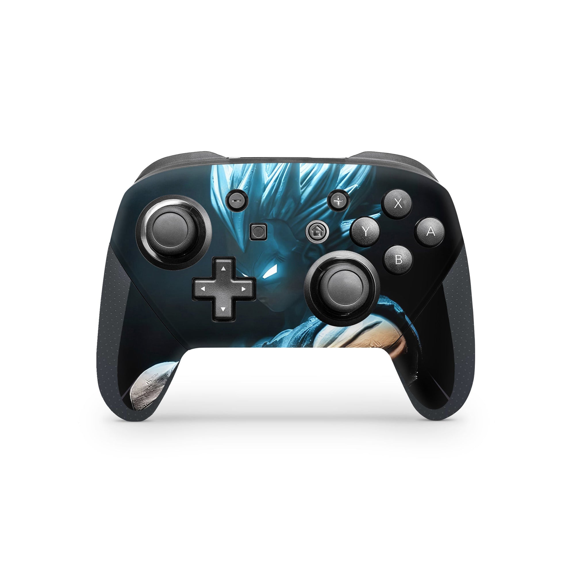 A video game skin featuring a Warrior Prince 2 design for the Nintendo Switch Pro Controller.