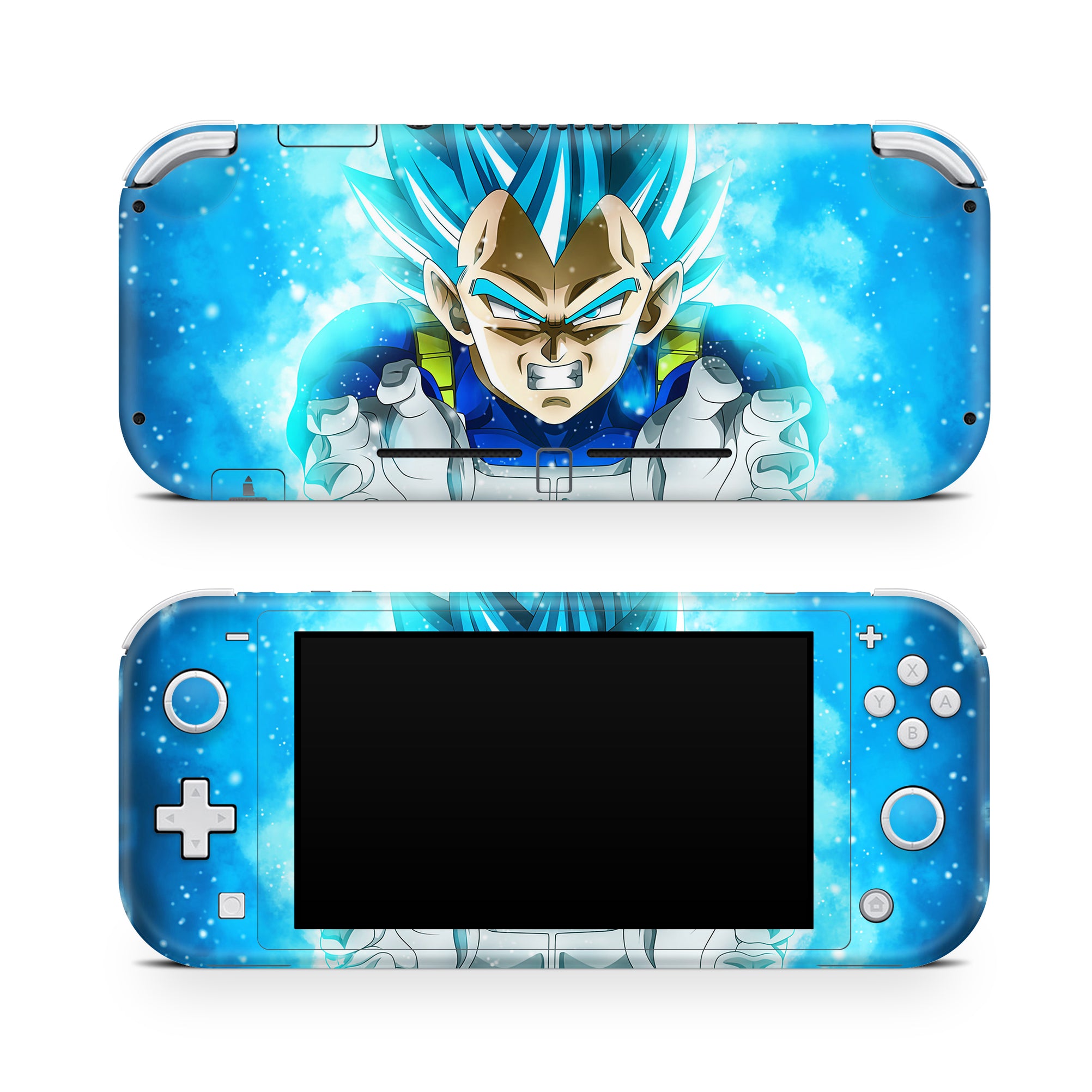 A video game skin featuring a Warrior Prince 3 design for the Nintendo Switch Lite.