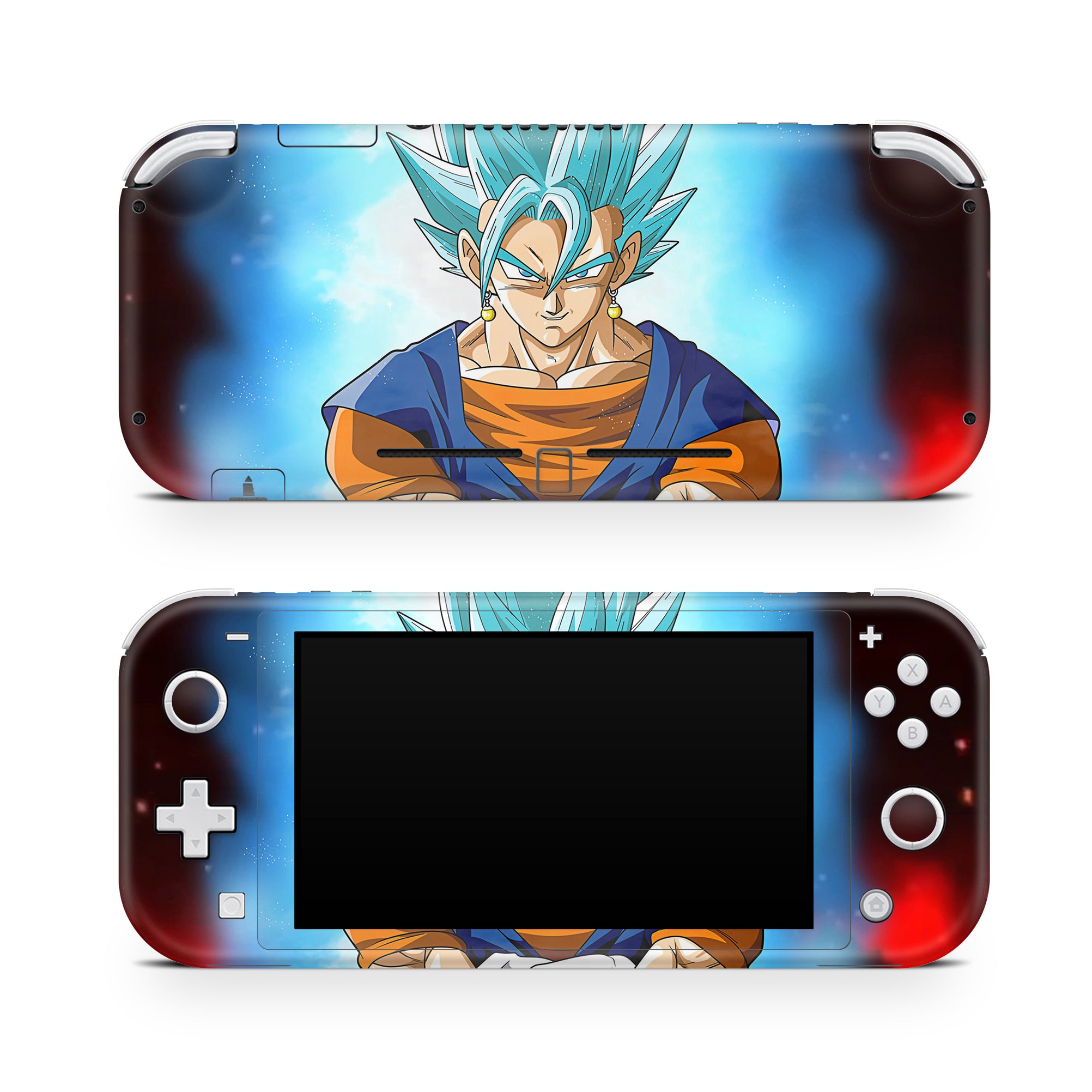 A video game skin featuring a Immortal Synergy 2 design for the Nintendo Switch Lite.