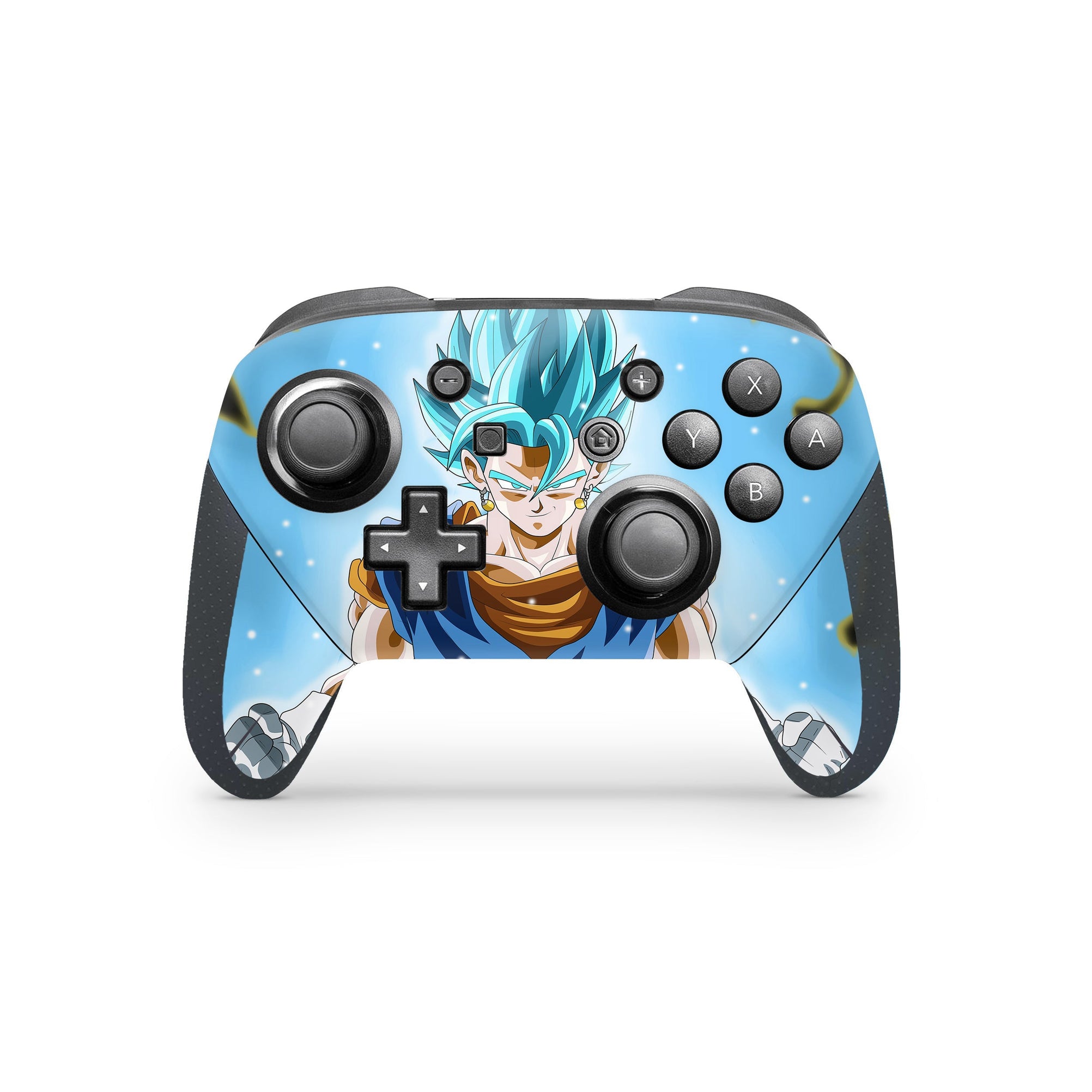 A video game skin featuring a Immortal Synergy 4 design for the Nintendo Switch Pro Controller.