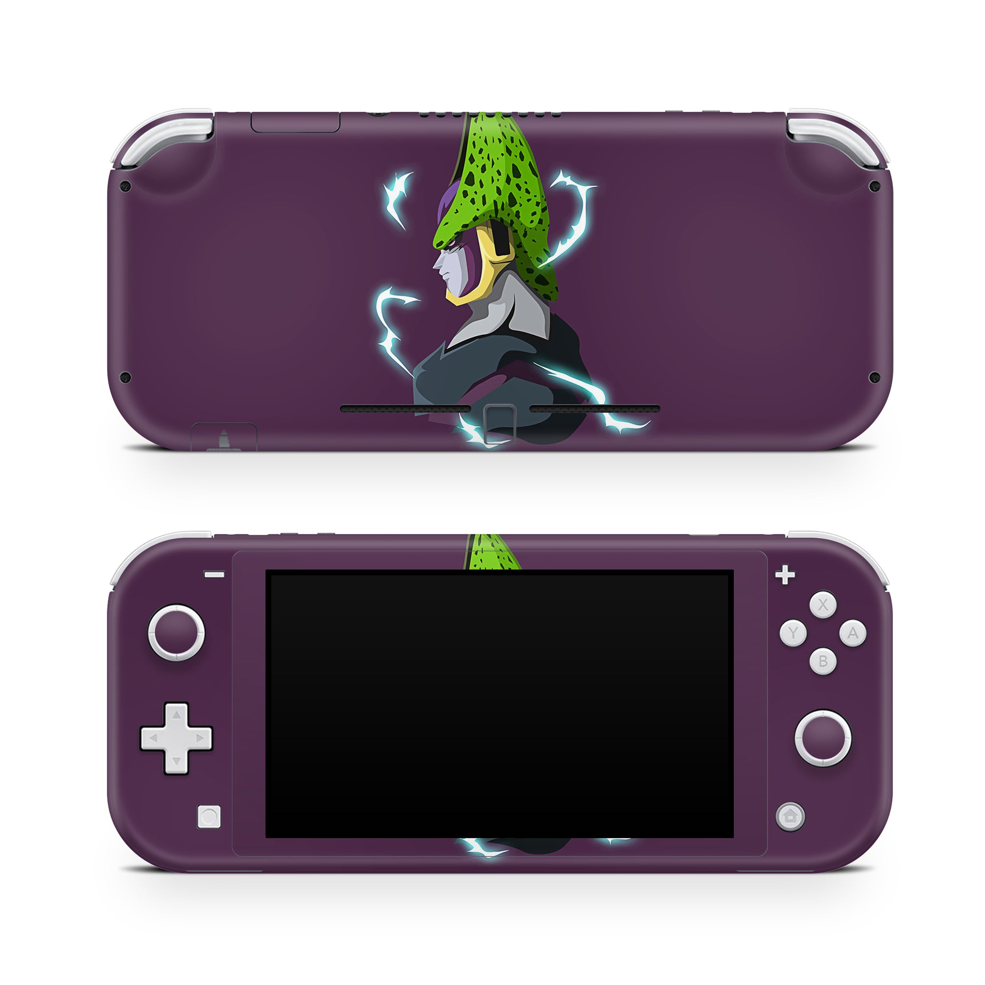 A video game skin featuring a Perfect Android 4 design for the Nintendo Switch Lite.