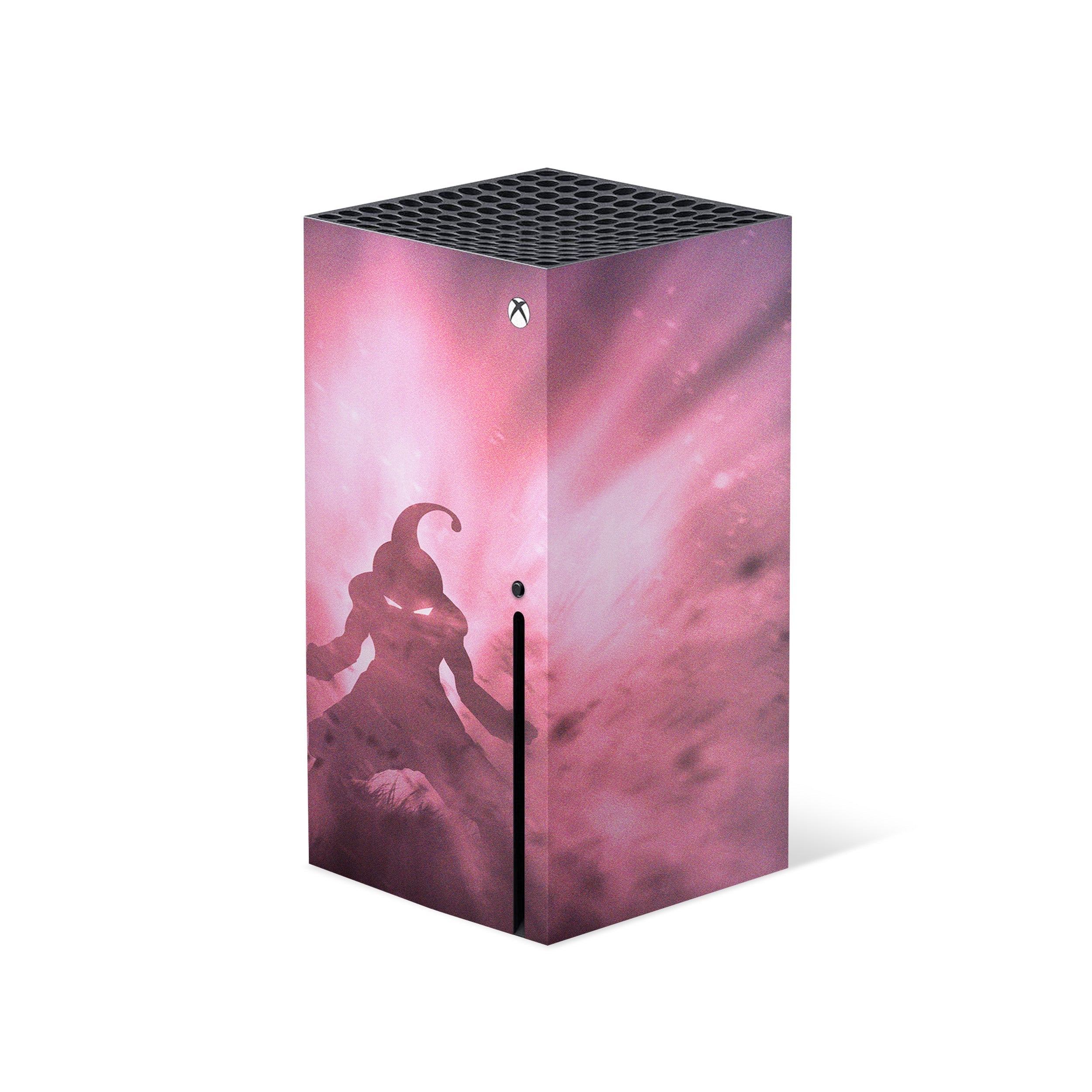 A video game skin featuring a Ethereal Conqueror 2 design for the Xbox Series X.