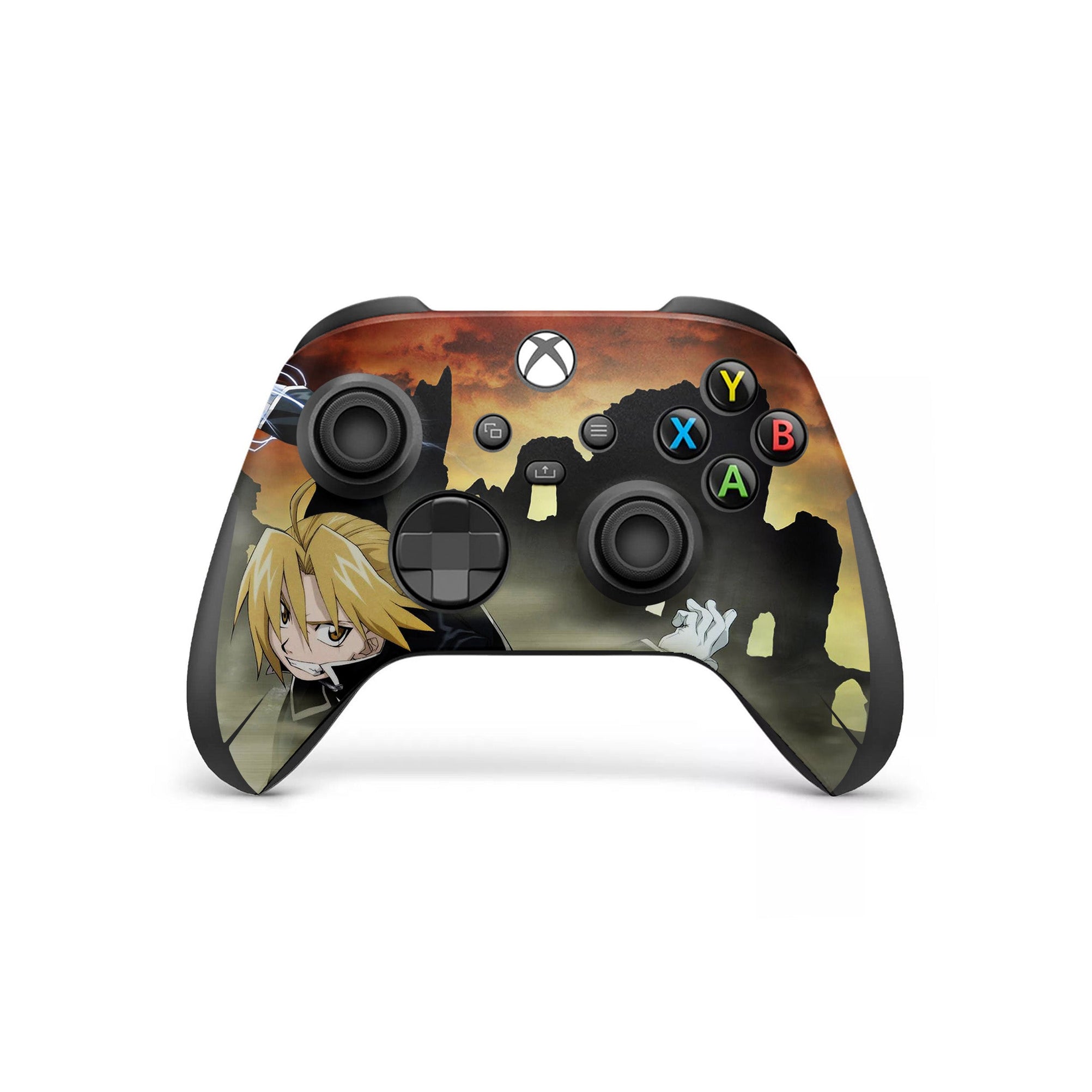 A video game skin featuring a Alchemical Warrior 2 design for the Xbox Series Wireless Controller.