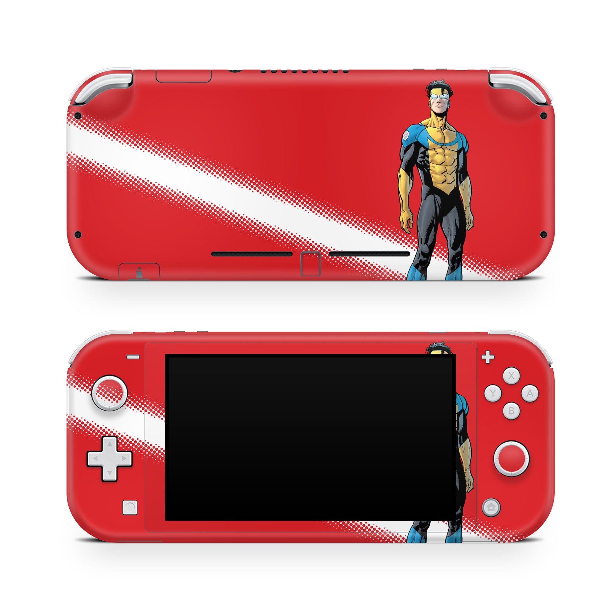 A video game skin featuring a Teen Hero 1 design for the Nintendo Switch Lite.