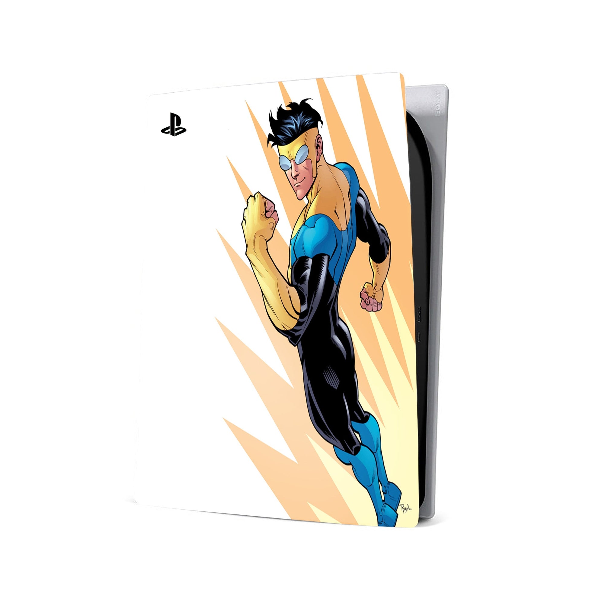 A video game skin featuring a Teen Hero 2 design for the PS5 Digital.