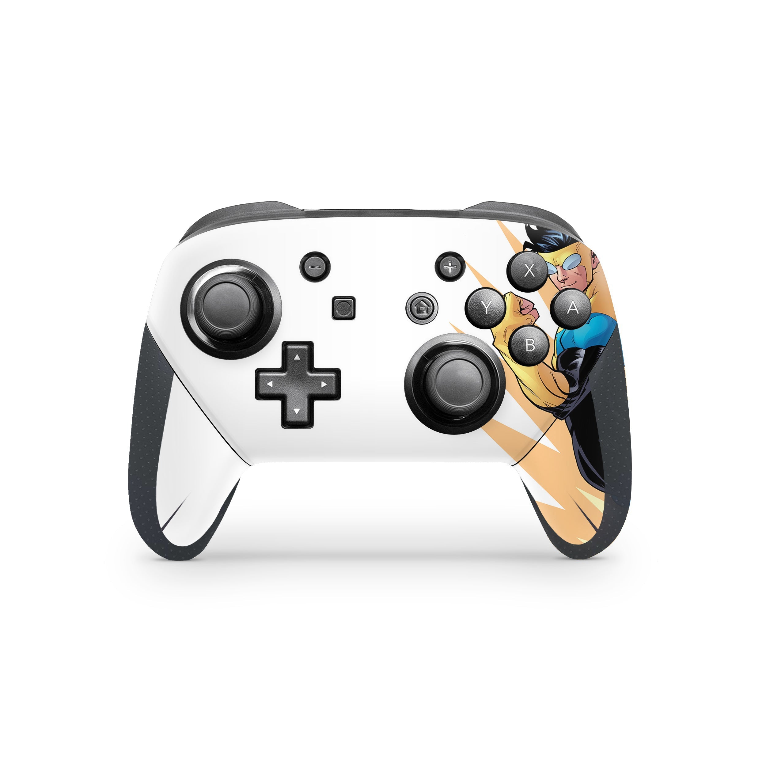 A video game skin featuring a Teen Hero 2 design for the Nintendo Switch Pro Controller.