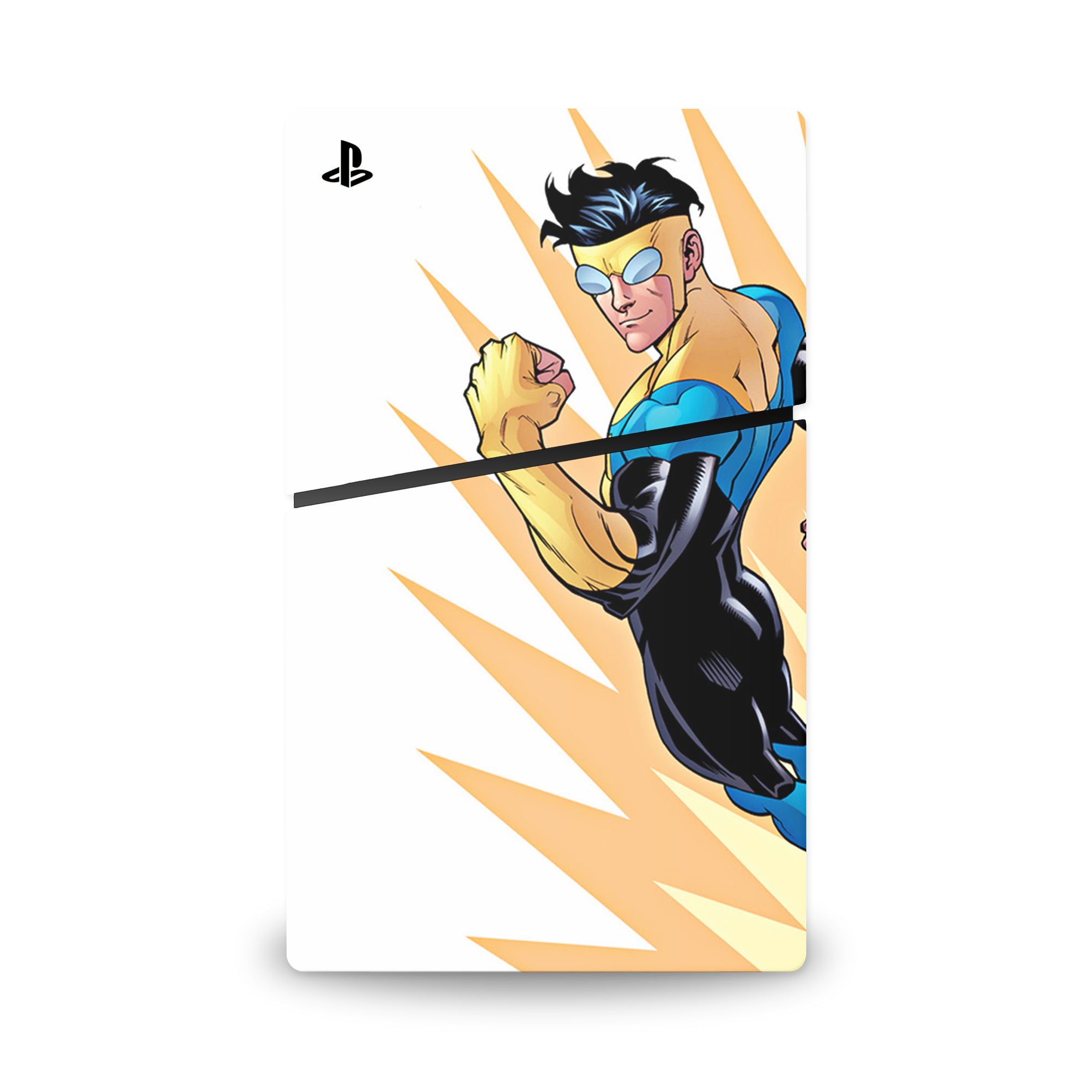 A video game skin featuring a Teen Hero 2 design for the PS5 Slim.