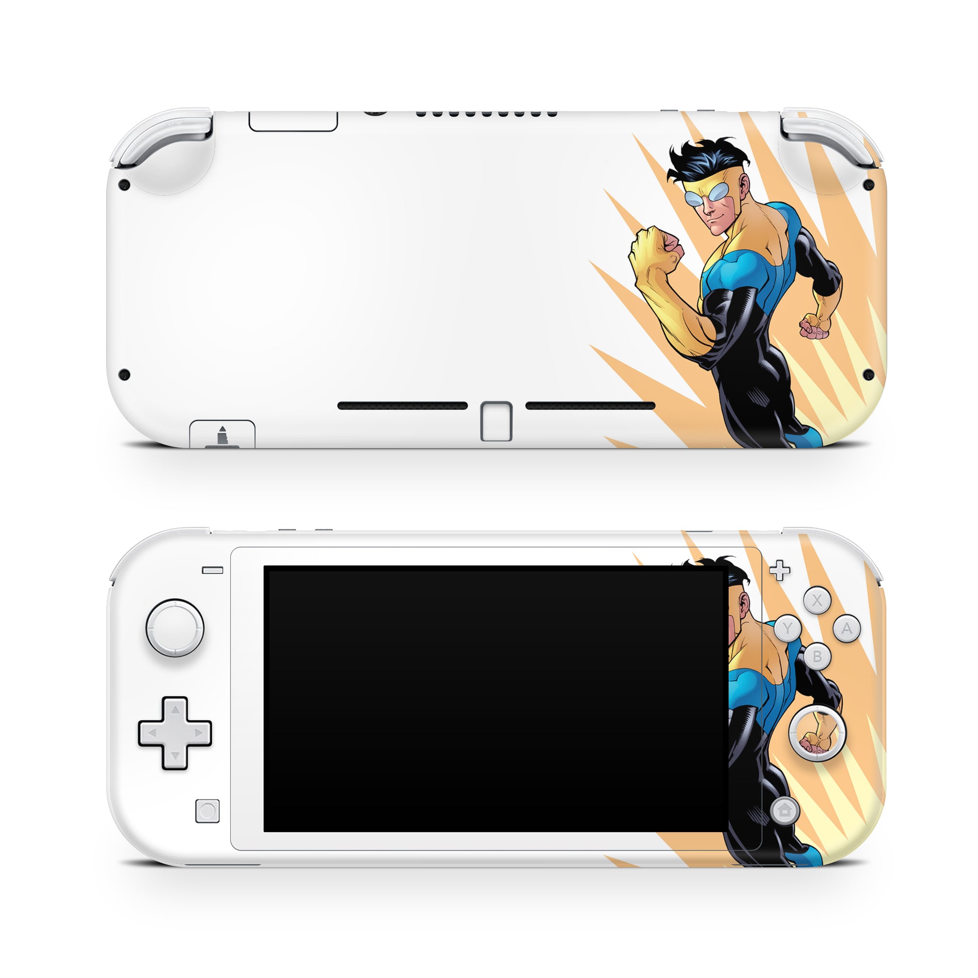 A video game skin featuring a Teen Hero 2 design for the Nintendo Switch Lite.