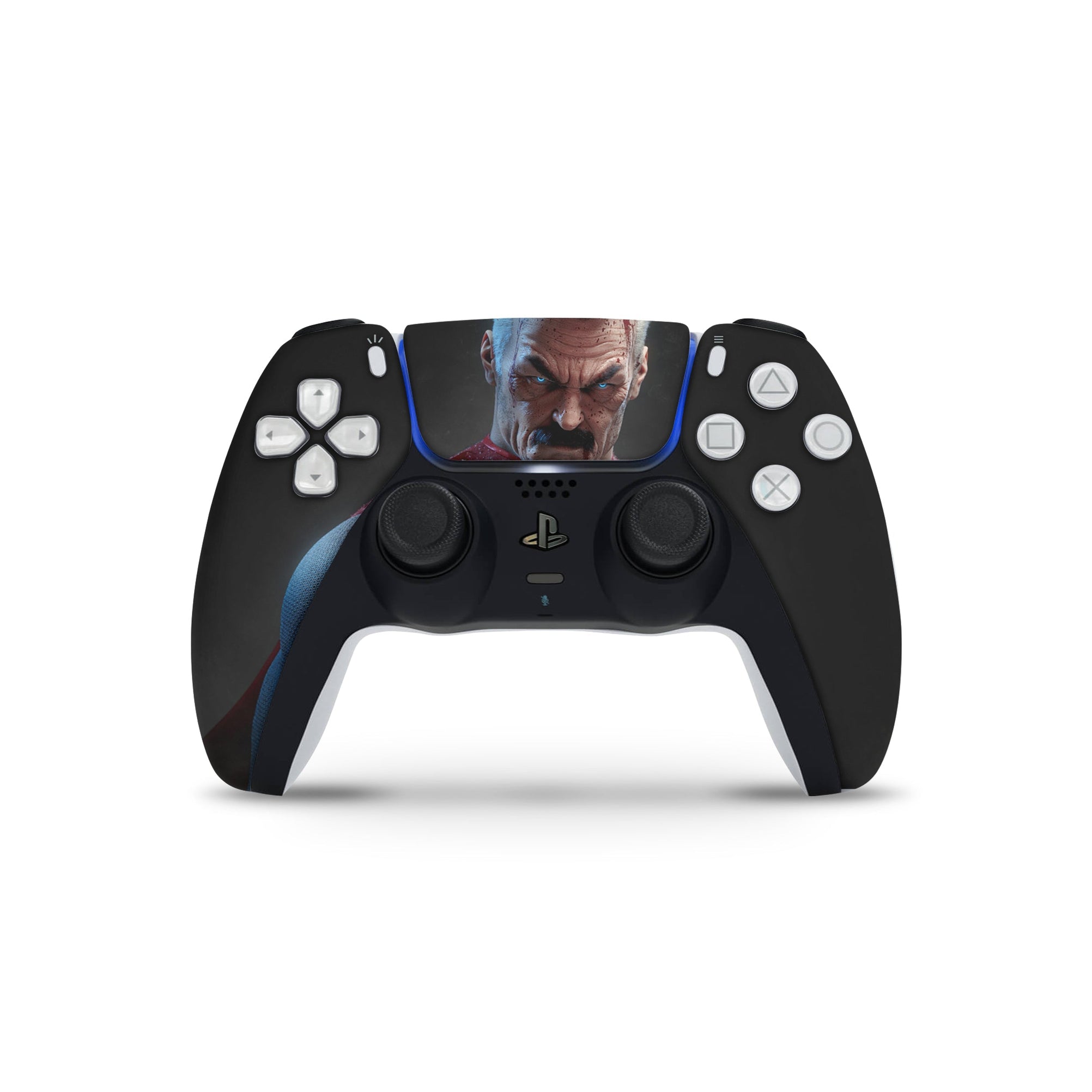 A video game skin featuring a Interstellar Warrior 1 design for the PS5 Controller.