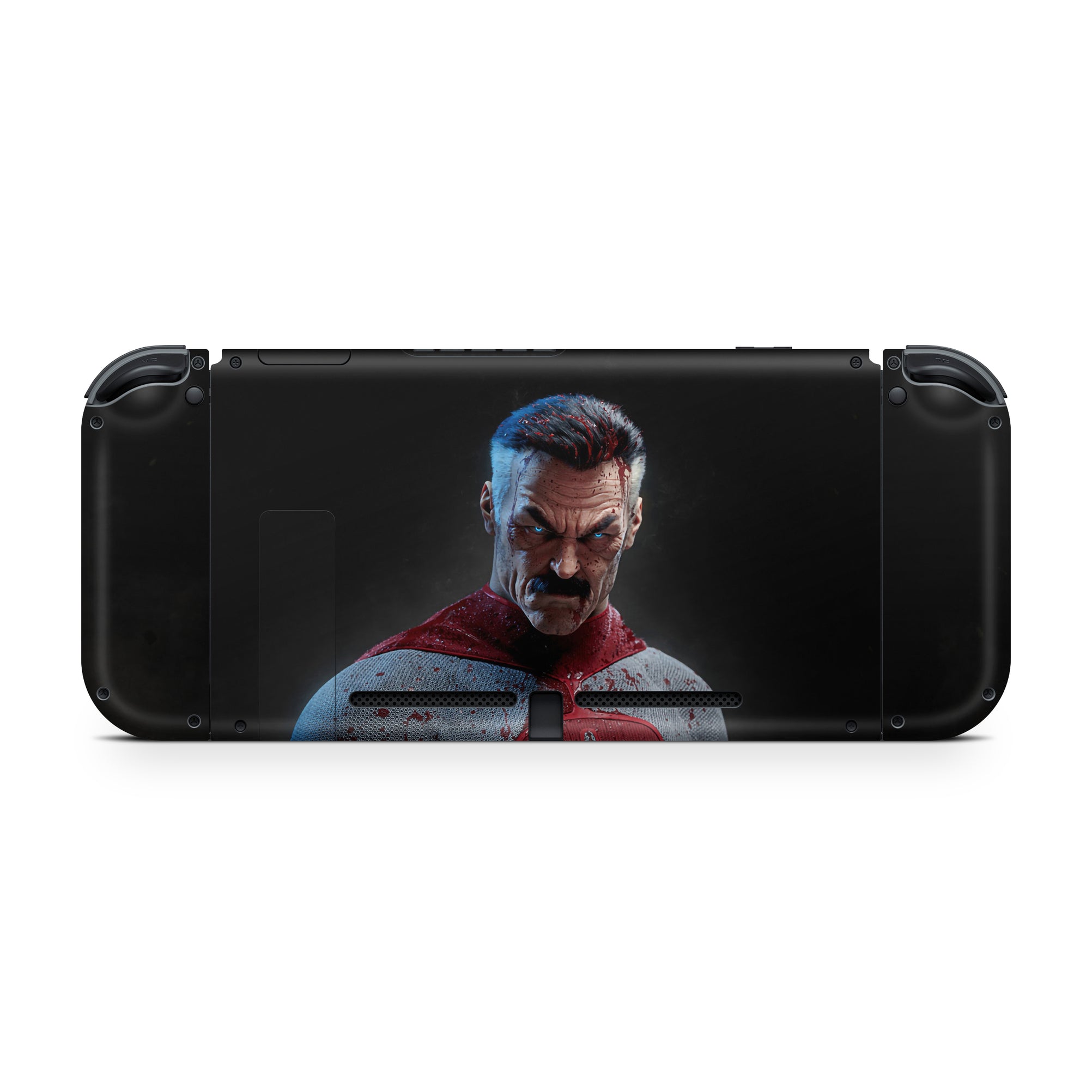 A video game skin featuring a Interstellar Warrior 1 design for the Nintendo Switch.