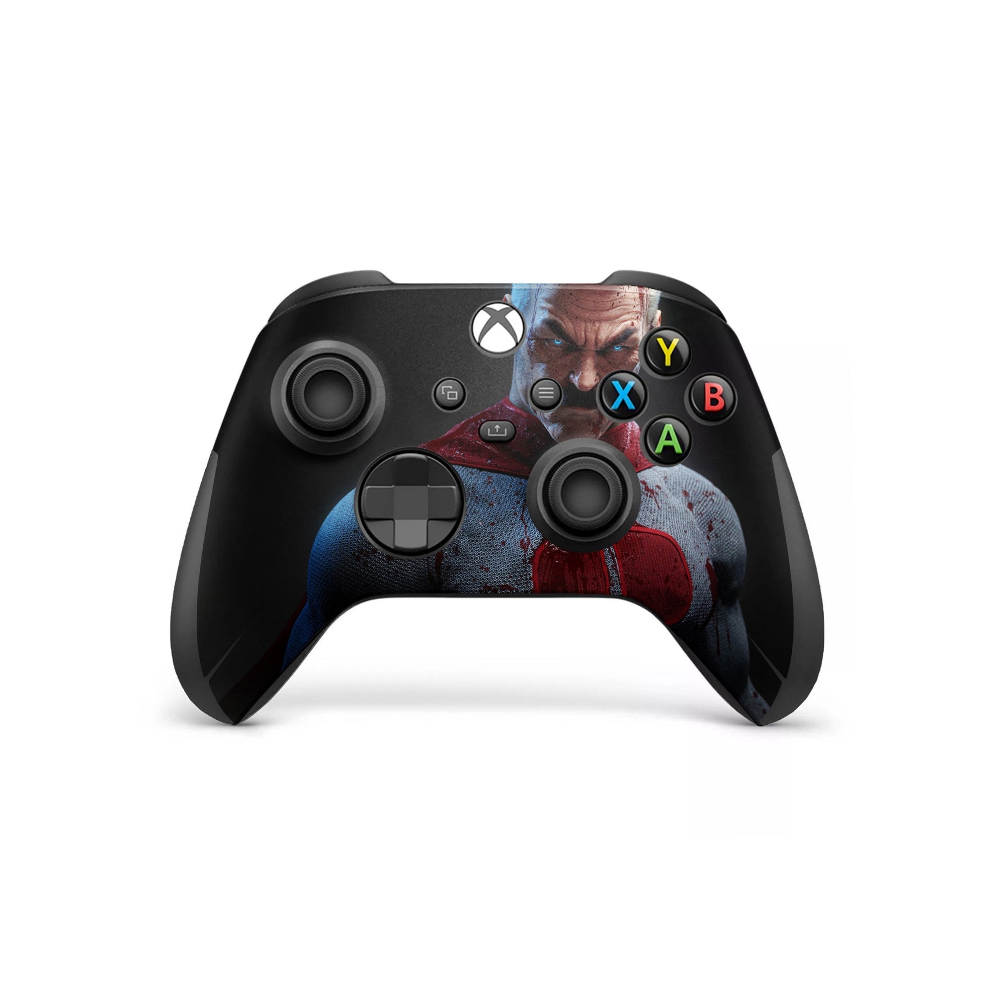 A video game skin featuring a Interstellar Warrior 1 design for the Xbox Series X Controller.