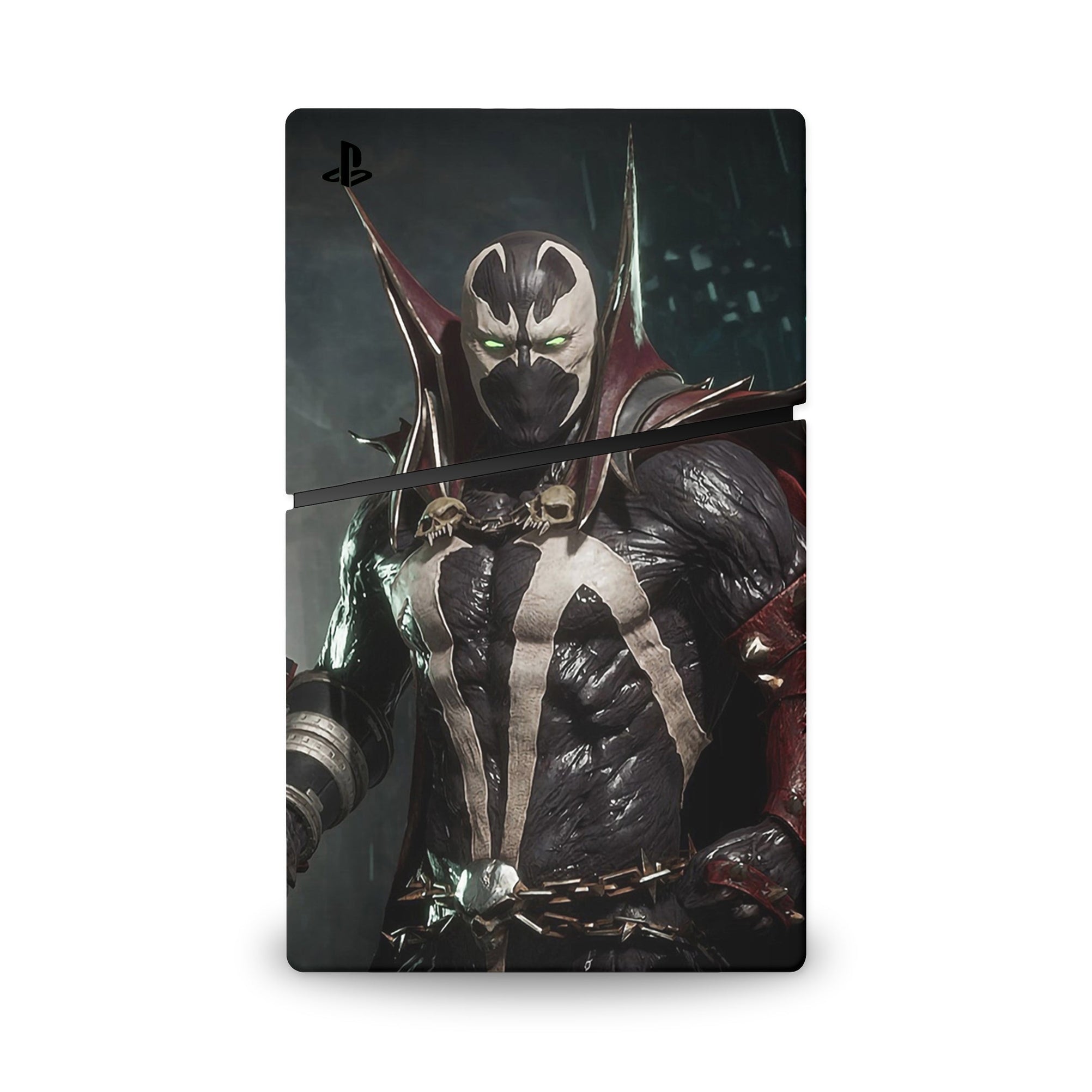 A video game skin featuring a Hellspawn Avenger 6 design for the PS5 Slim Digital.