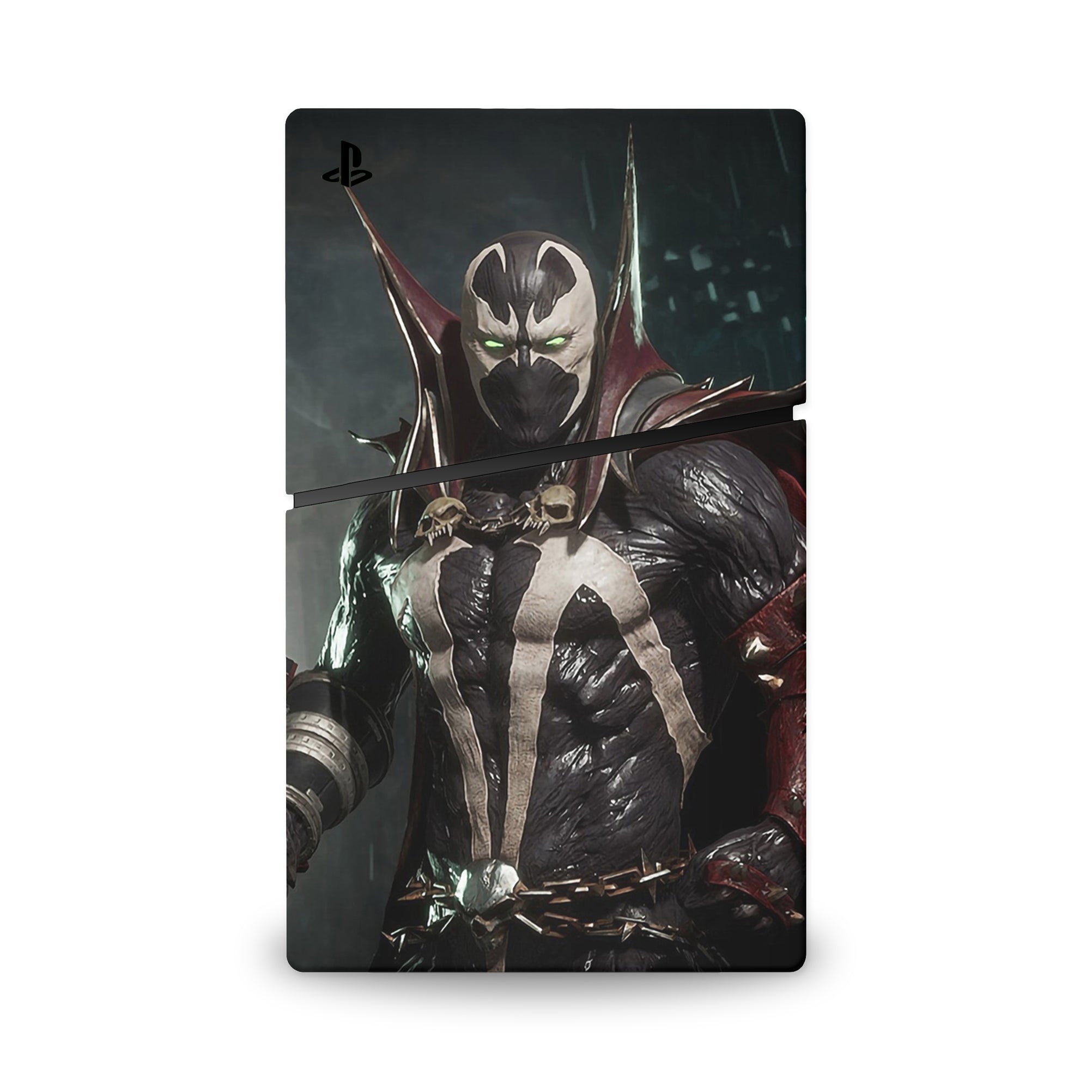 A video game skin featuring a Hellspawn Avenger 6 design for the PS5 Slim.