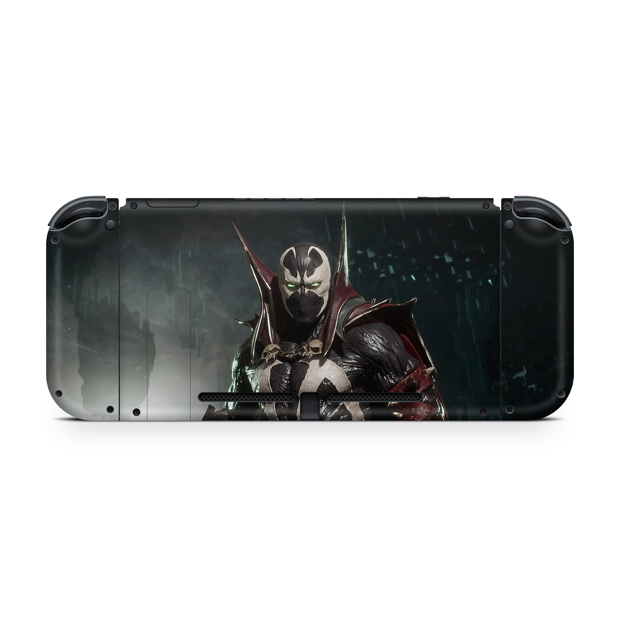 A video game skin featuring a Hellspawn Avenger 6 design for the Nintendo Switch.