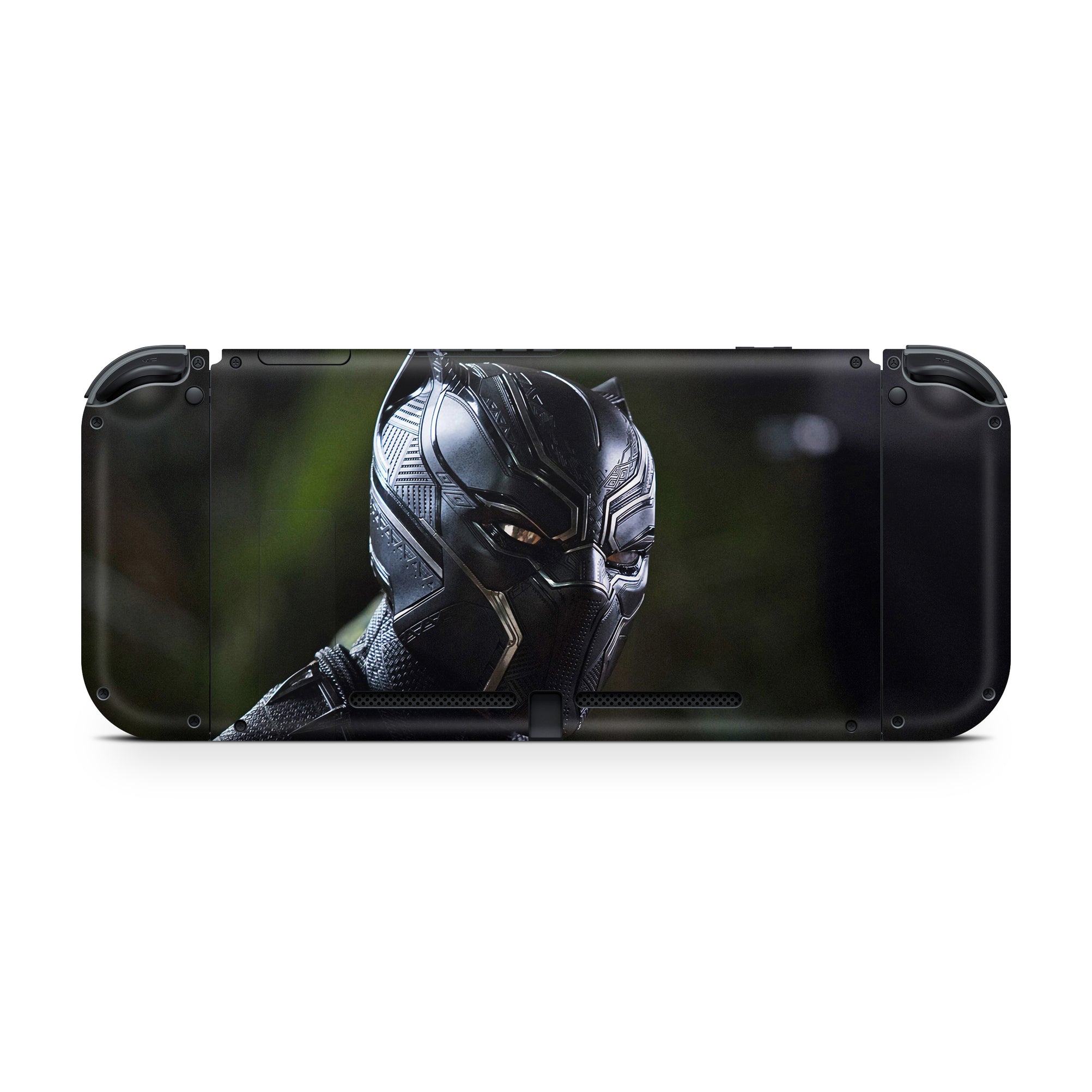 A video game skin featuring a Panther Sovereign King 7 design for the Nintendo Switch.