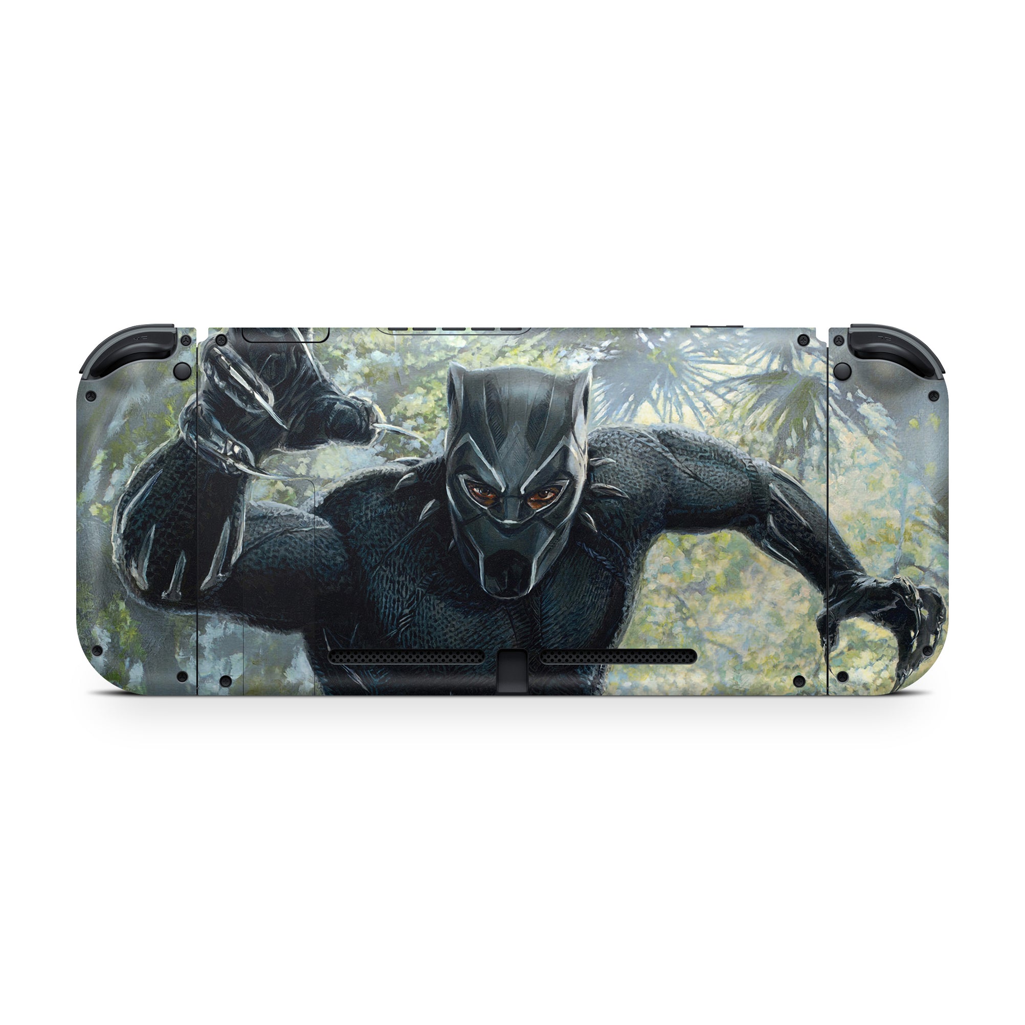 A video game skin featuring a Panther Sovereign King 8 design for the Nintendo Switch.