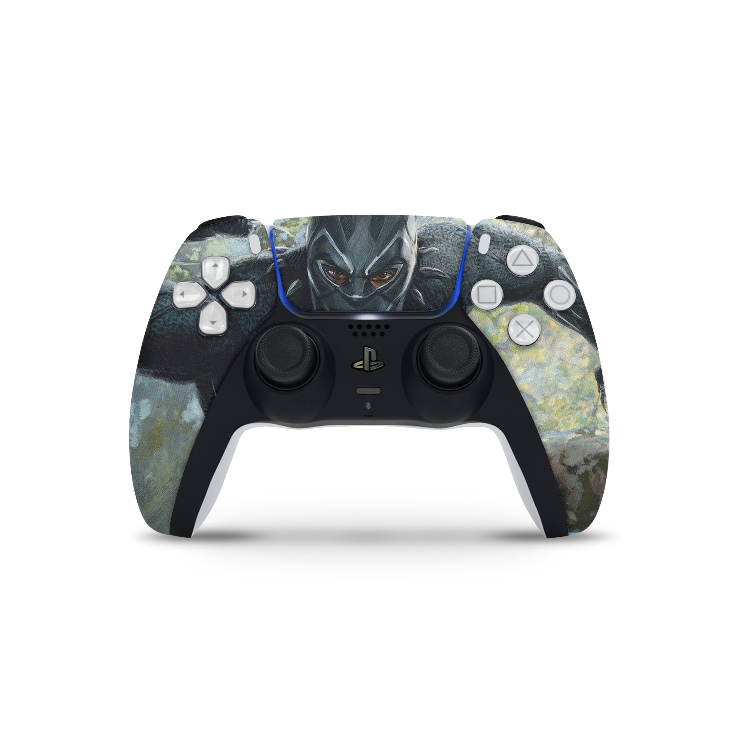 A video game skin featuring a Panther Sovereign King 8 design for the PS5 Controller.