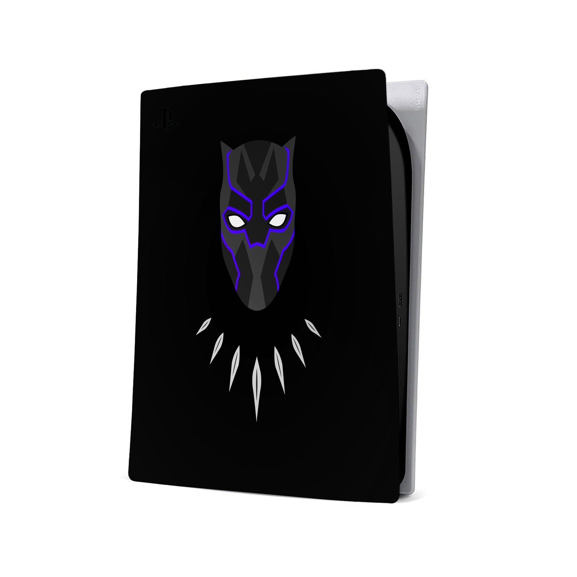 A video game skin featuring a Panther Sovereign King 9 design for the PS5 Digital.