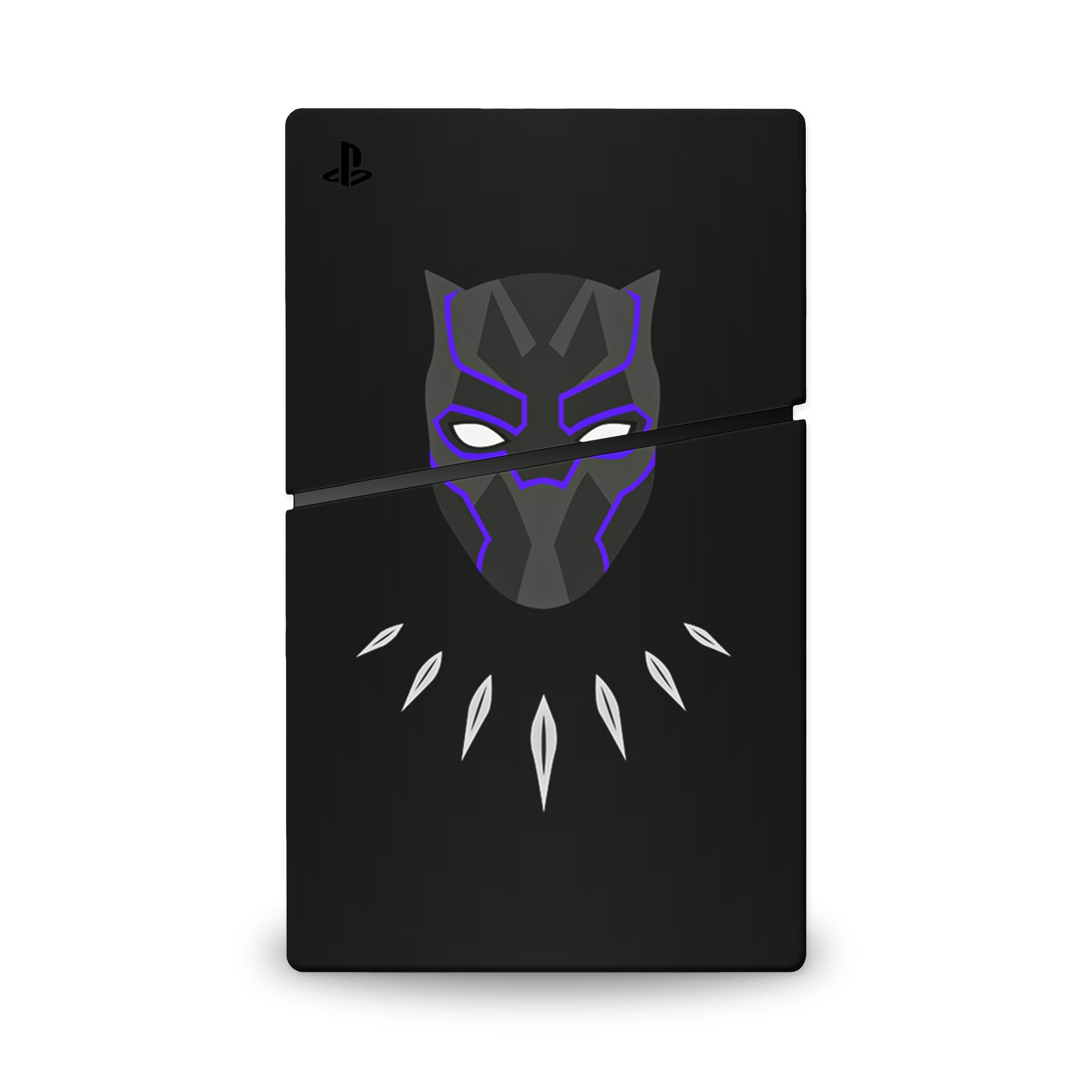 A video game skin featuring a Panther Sovereign King 9 design for the PS5 Slim Digital.