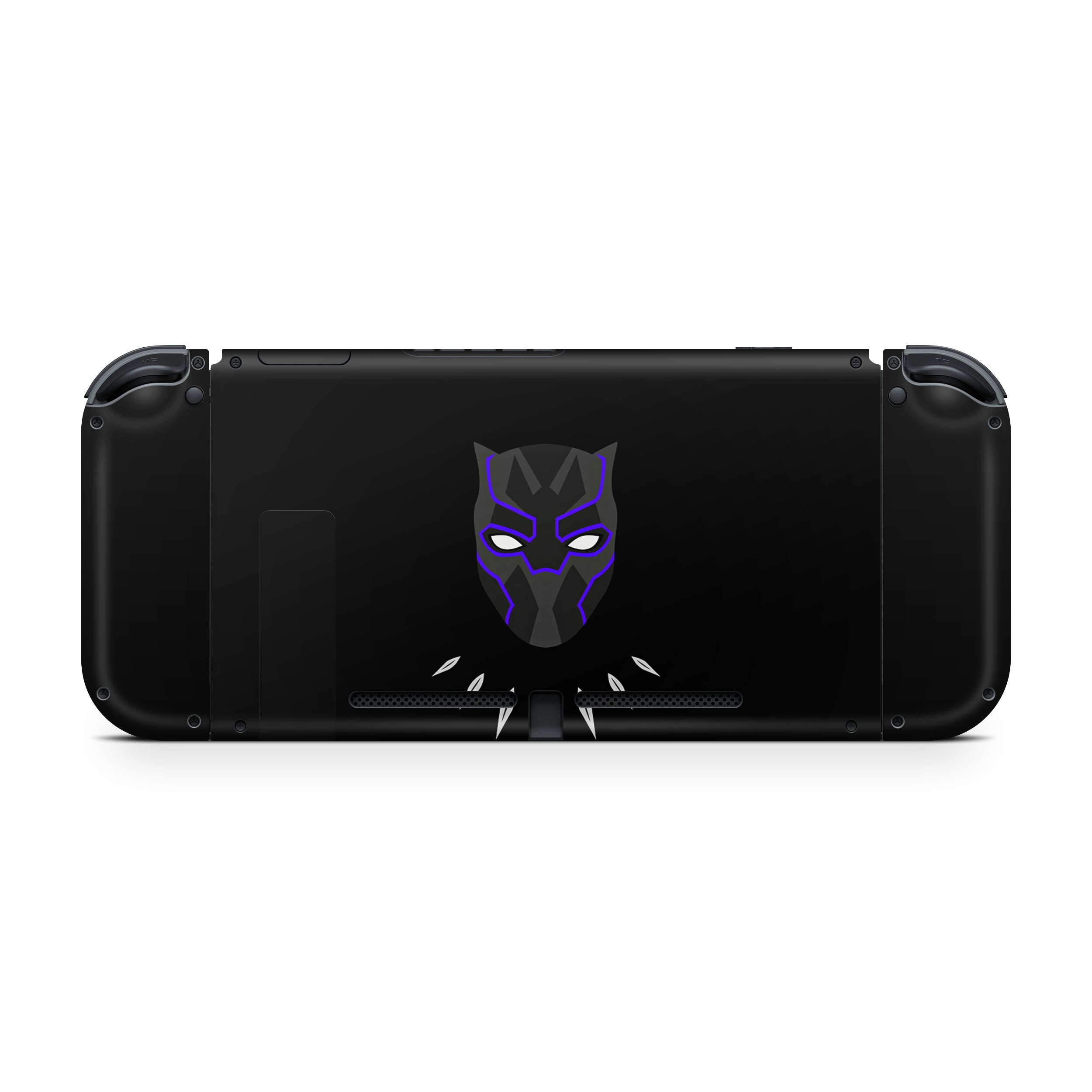 A video game skin featuring a Panther Sovereign King 9 design for the Nintendo Switch.