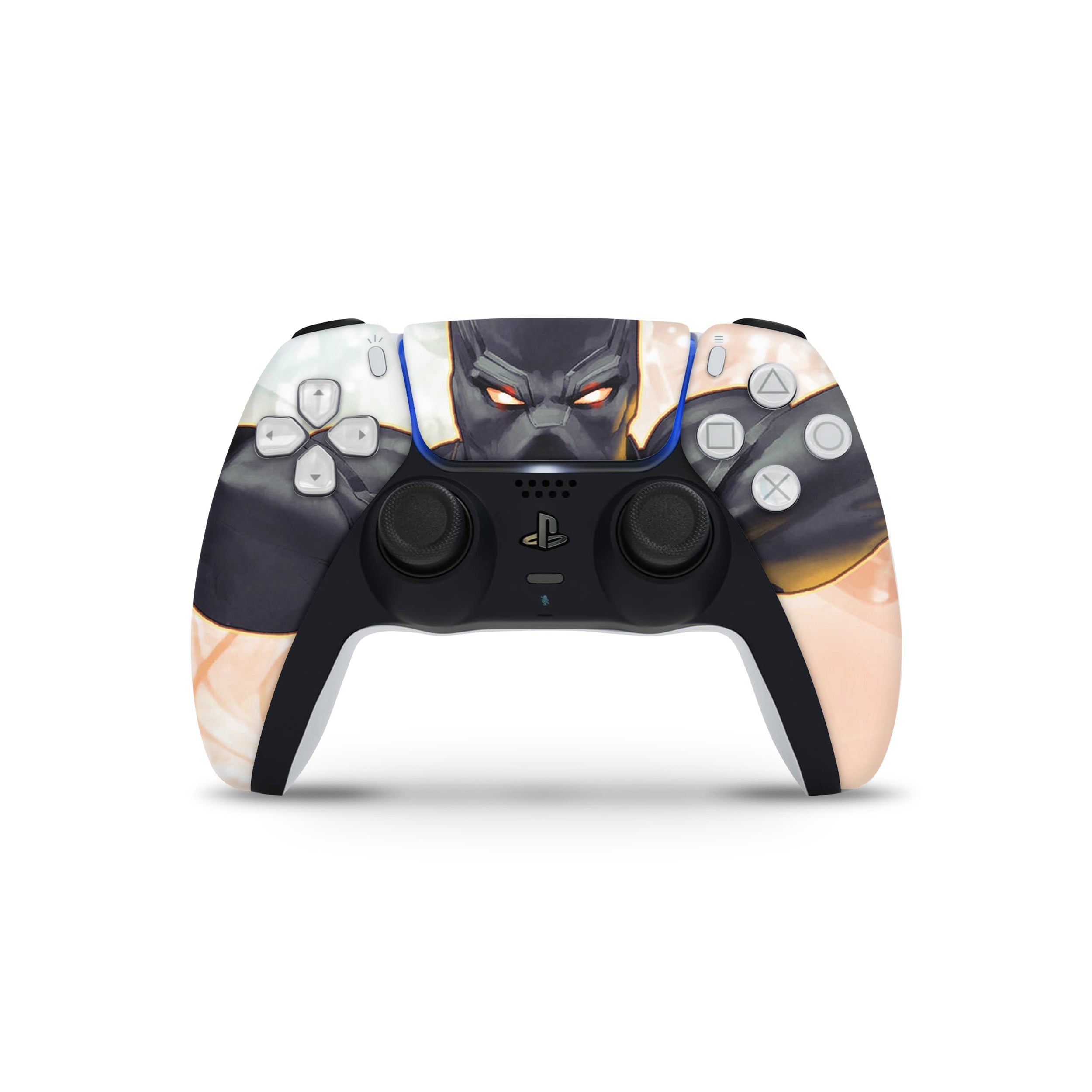 A video game skin featuring a Panther Sovereign King 10 design for the PS5 Controller.