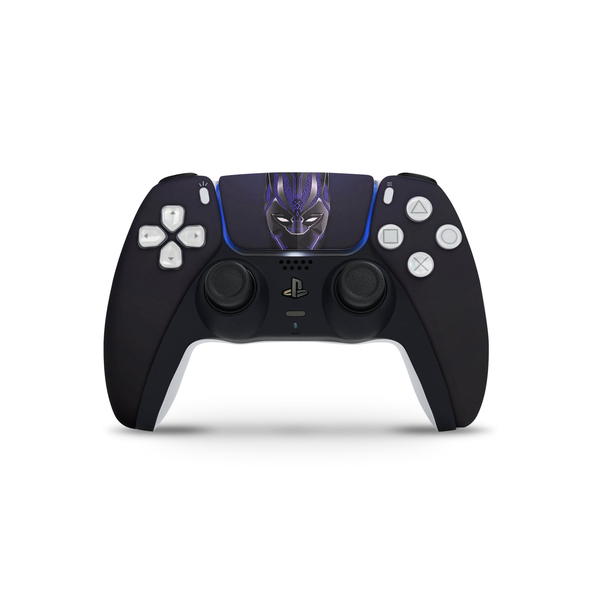 A video game skin featuring a Panther Sovereign King 11 design for the PS5 Controller.