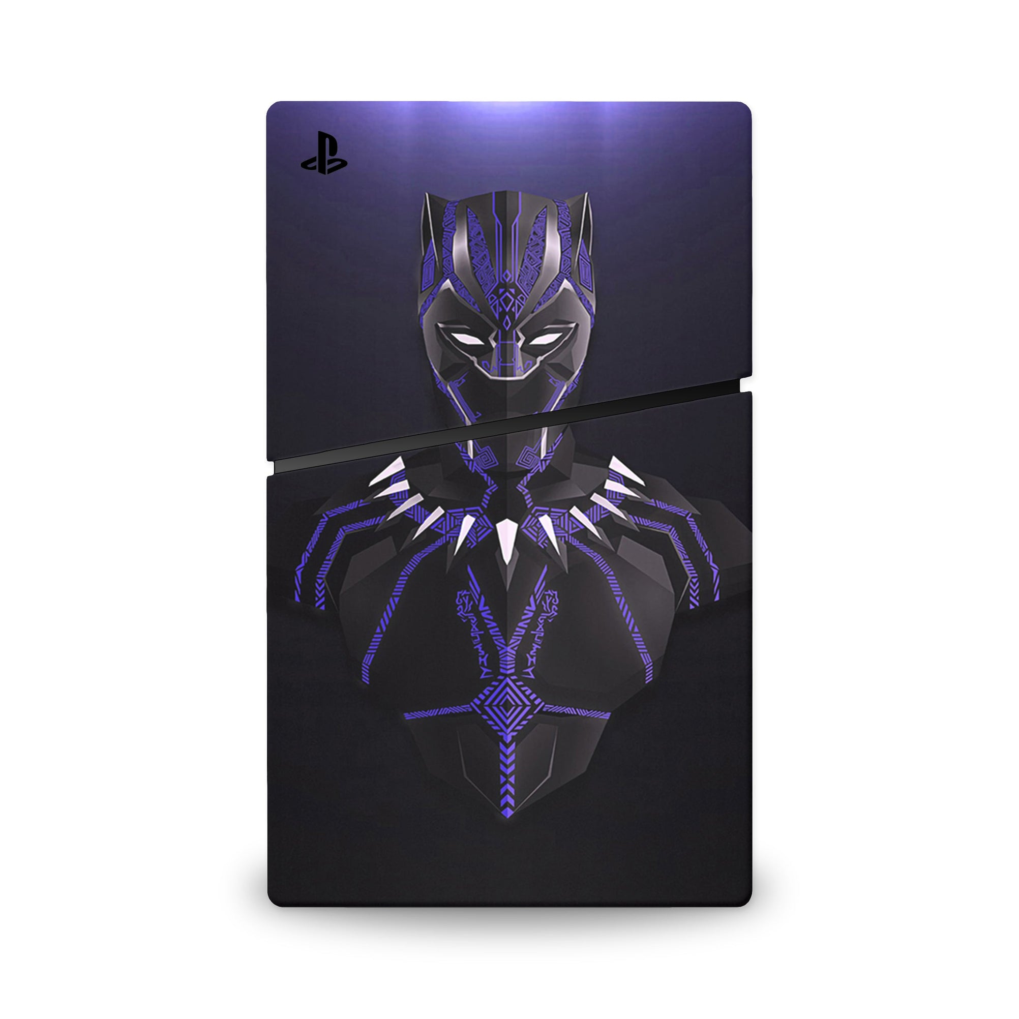 A video game skin featuring a Panther Sovereign King 11 design for the PS5 Slim Digital.