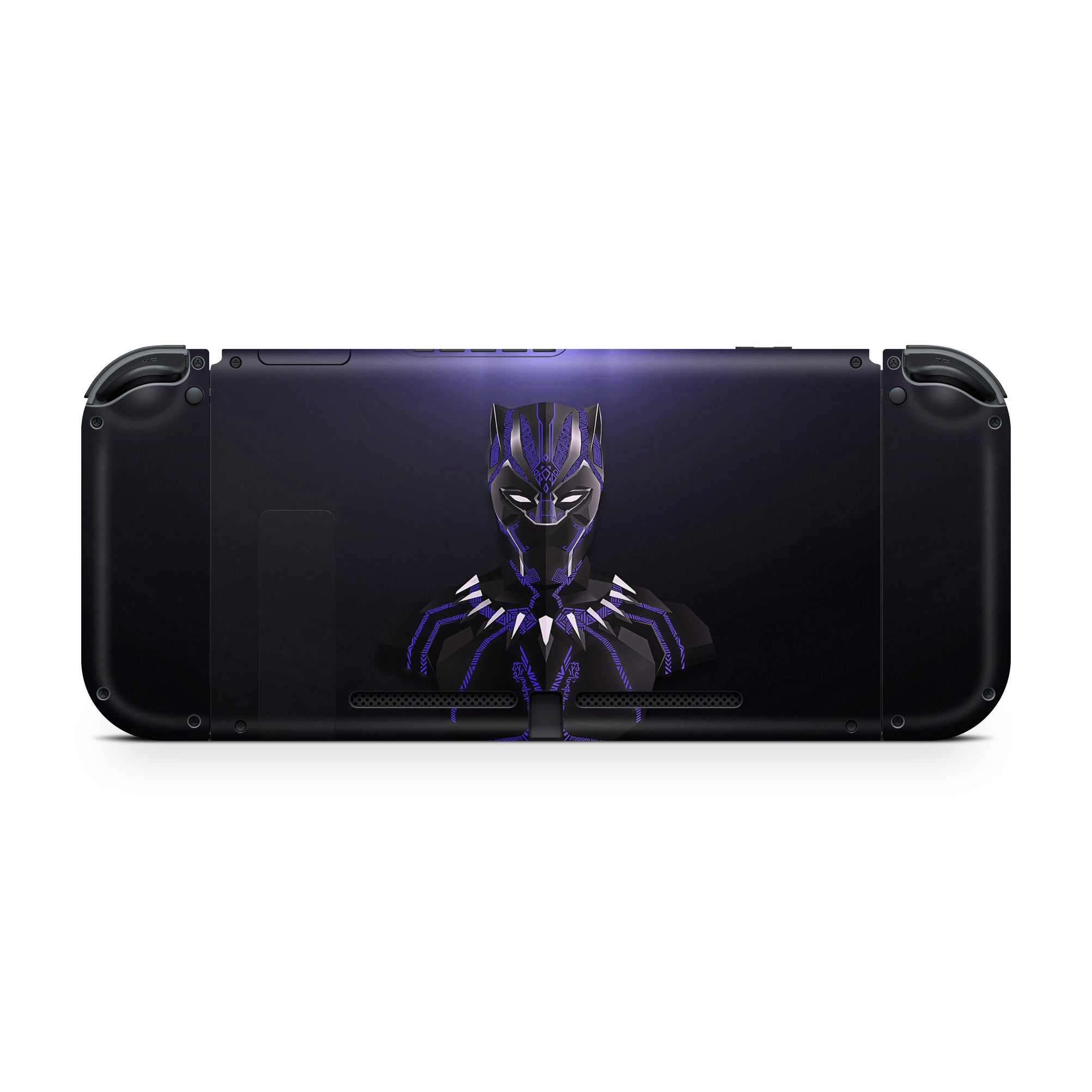 A video game skin featuring a Panther Sovereign King 11 design for the Nintendo Switch.