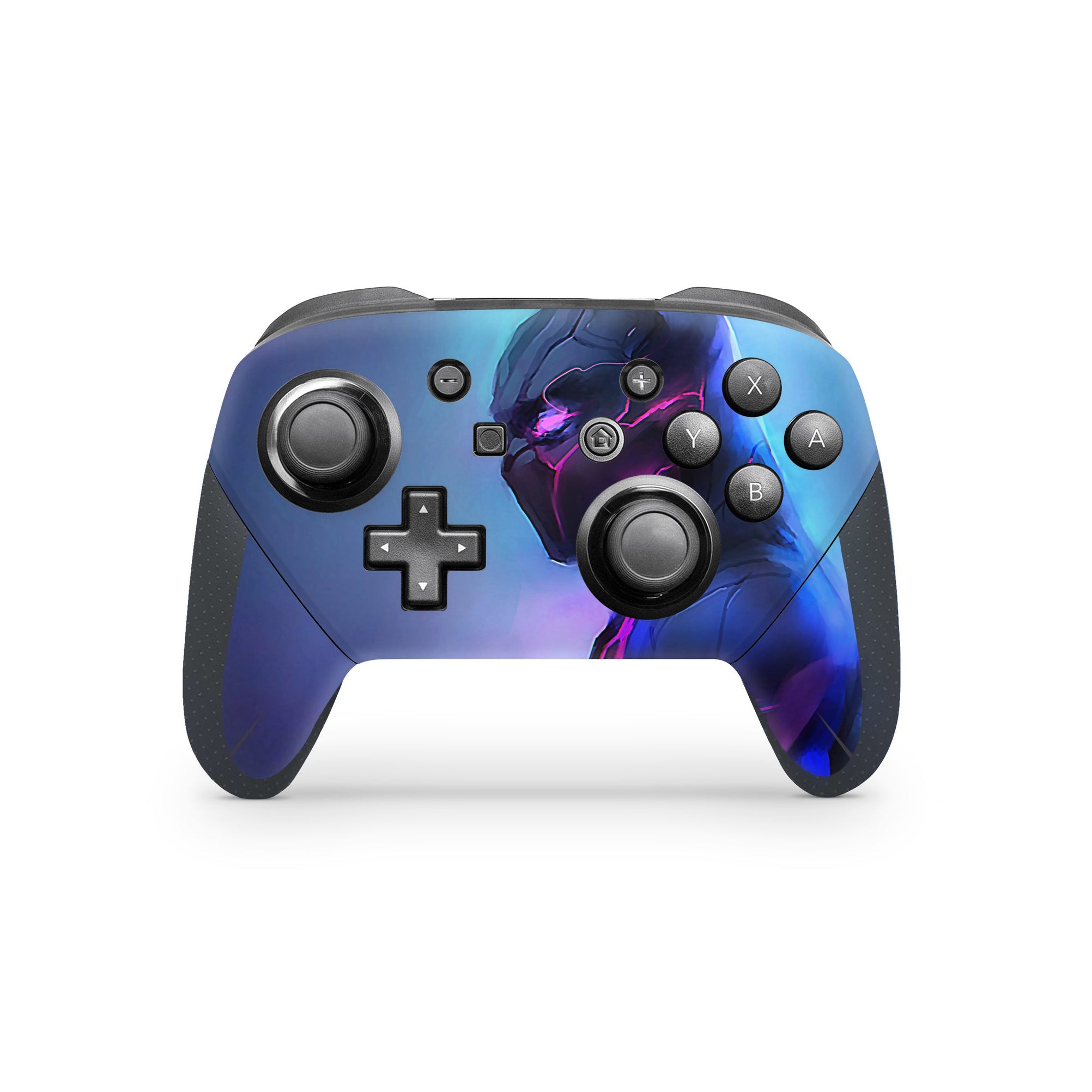 A video game skin featuring a Panther Sovereign King 12 design for the Nintendo Switch Pro Controller.