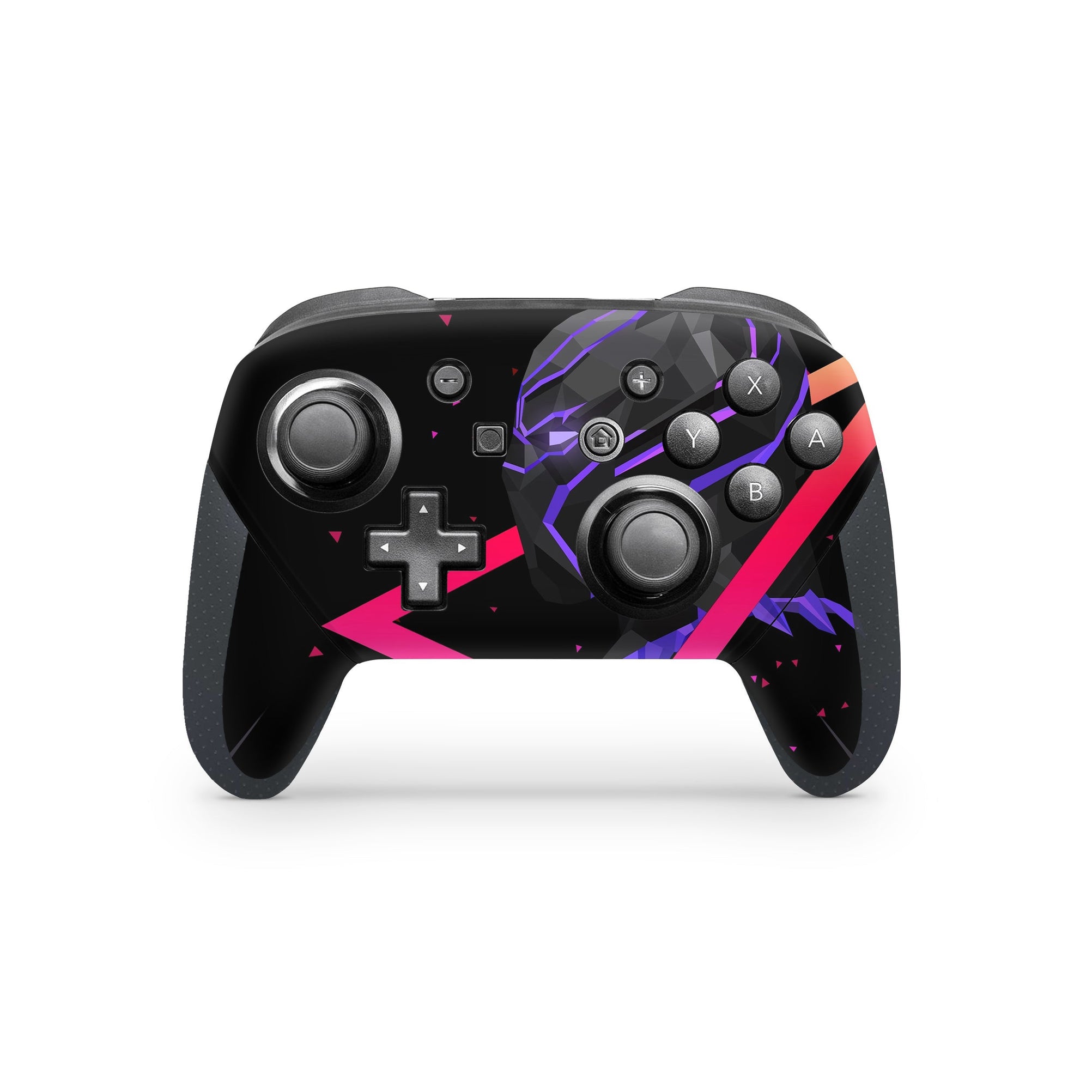 A video game skin featuring a Panther Sovereign King 13 design for the Nintendo Switch Pro Controller.