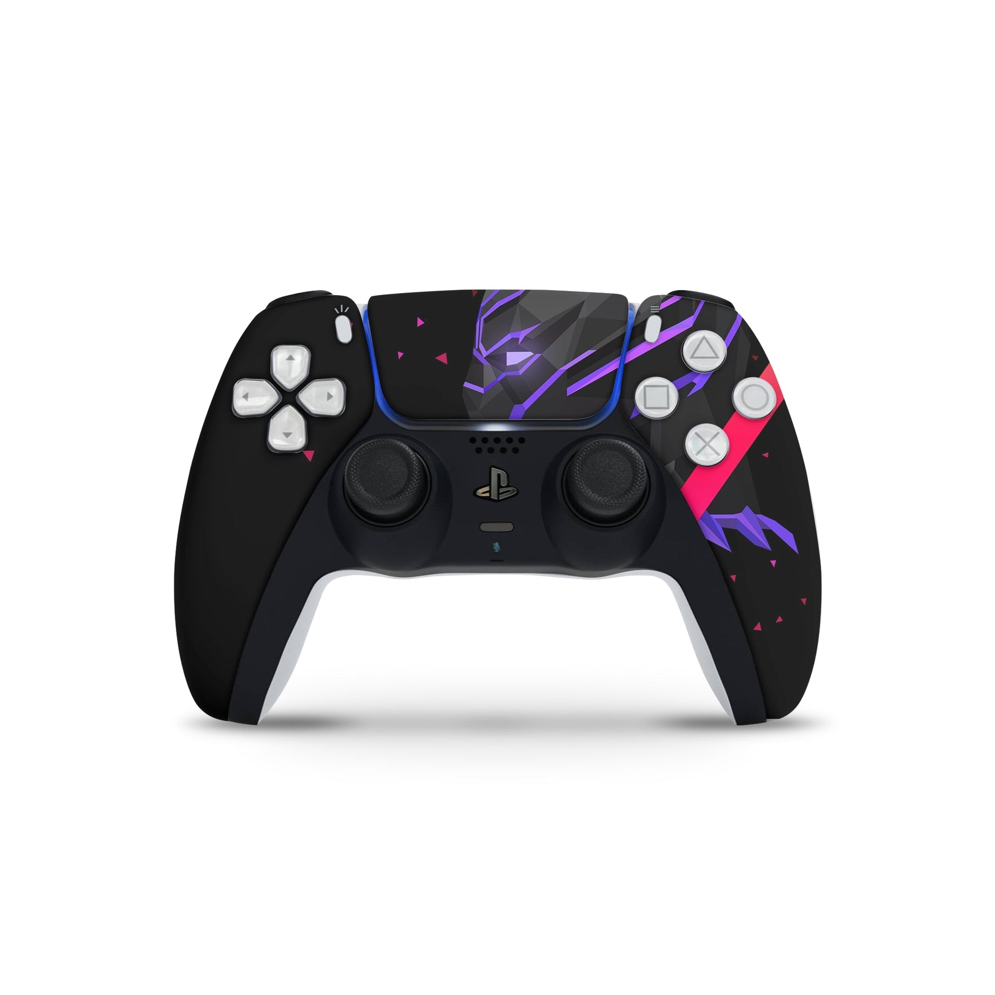 A video game skin featuring a Panther Sovereign King 13 design for the PS5 Controller.