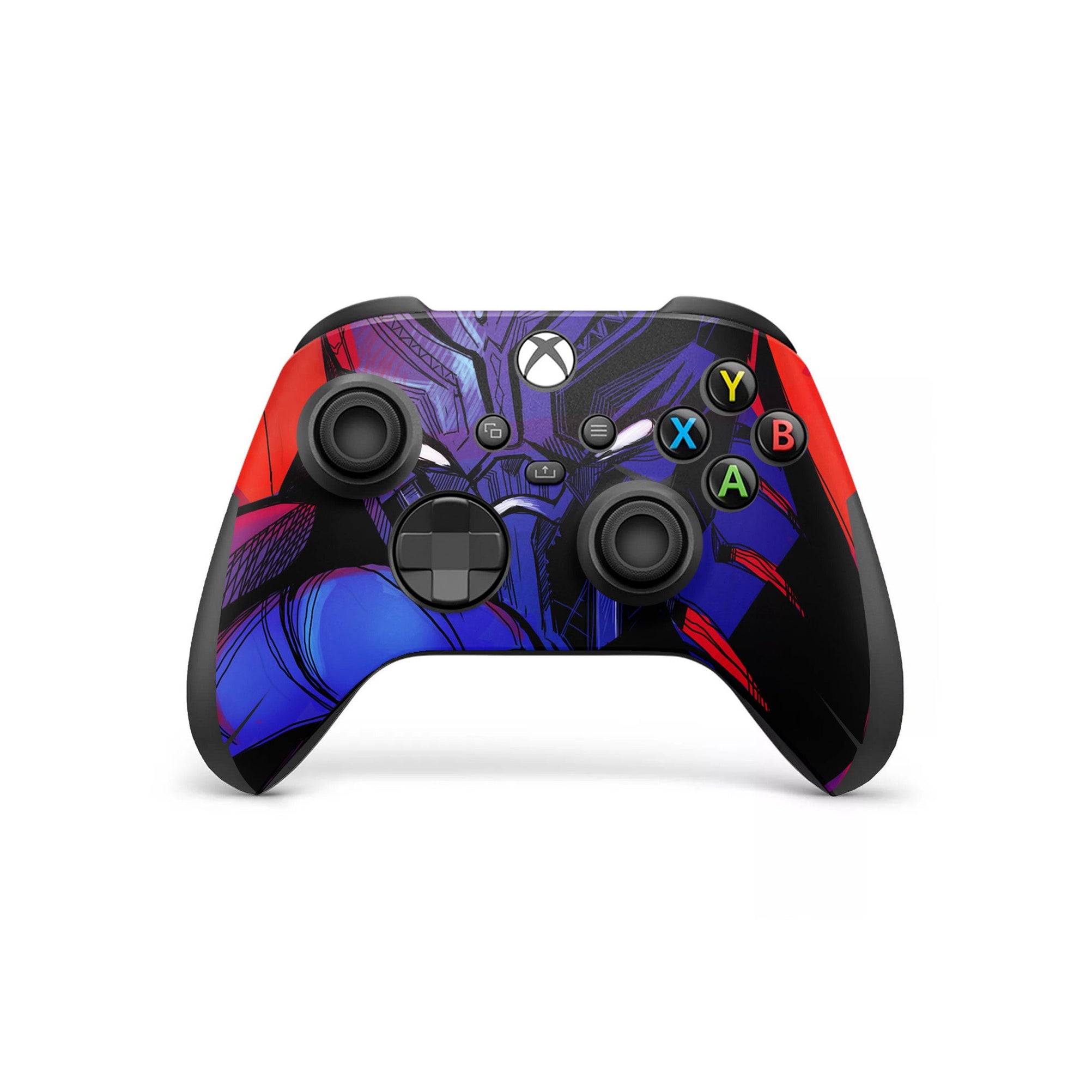 A video game skin featuring a Panther Sovereign King 15 design for the Xbox Series Wireless Controller.