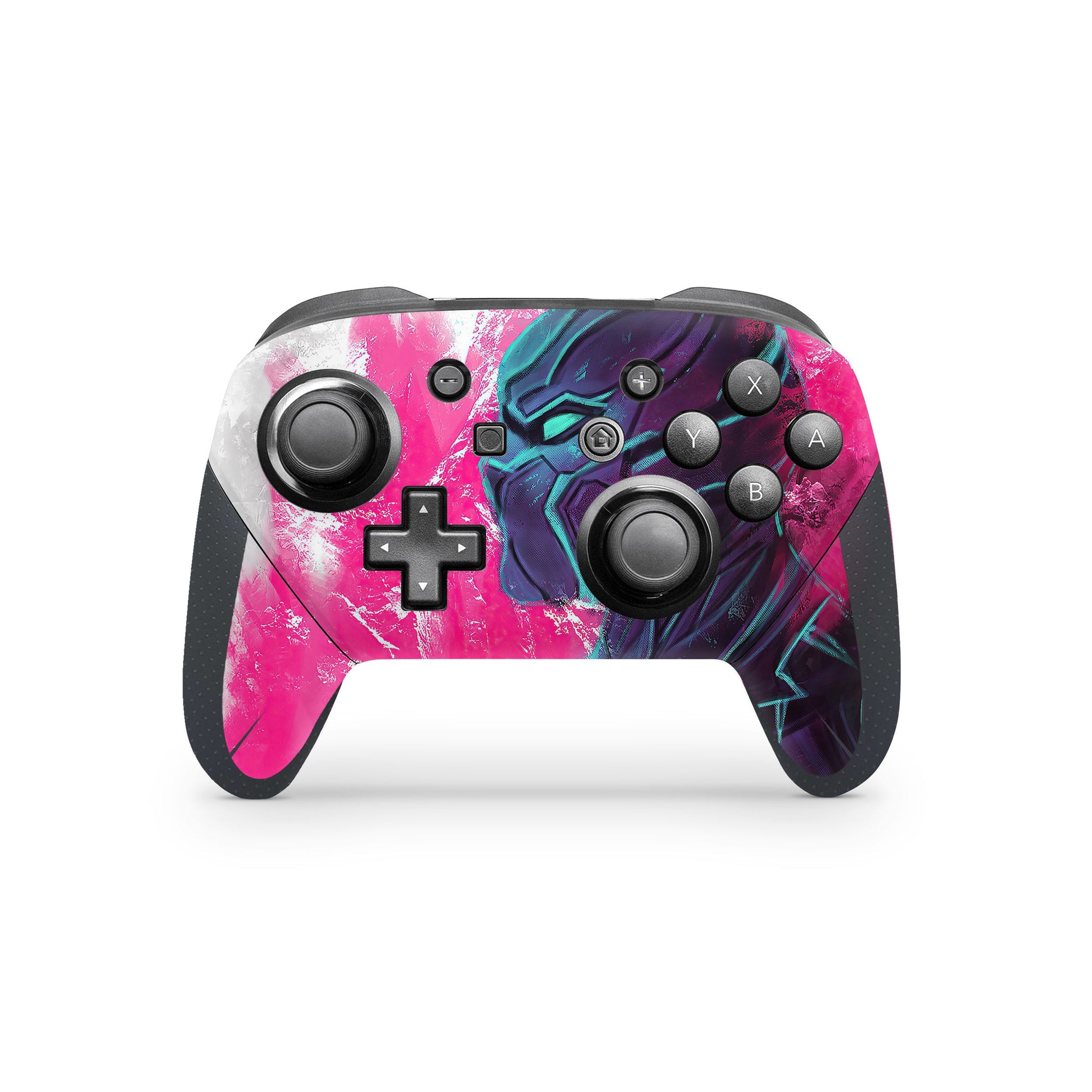 A video game skin featuring a Panther Sovereign King 16 design for the Nintendo Switch Pro Controller.