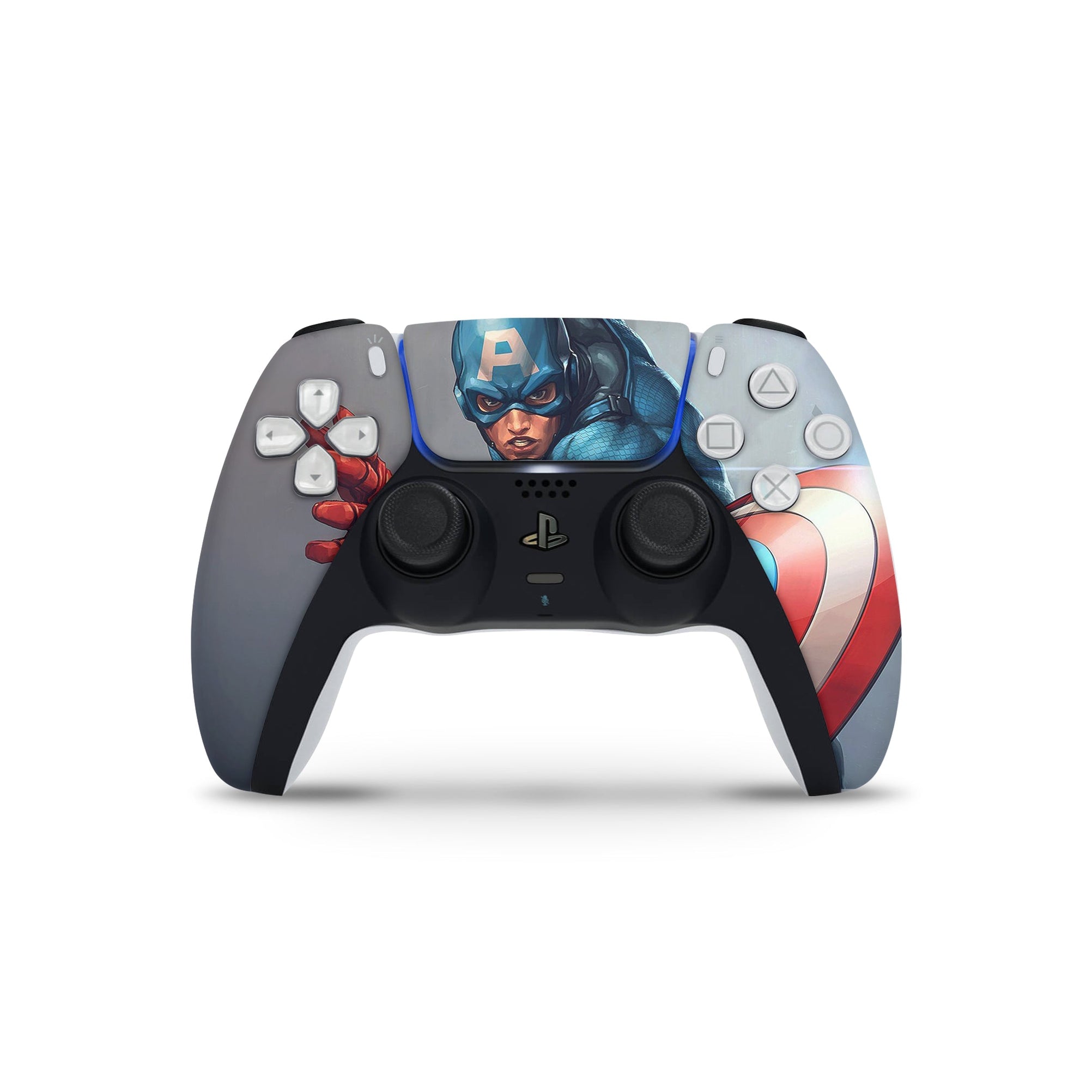 A video game skin featuring a Shield Bearer 8 design for the PS5 Controller.